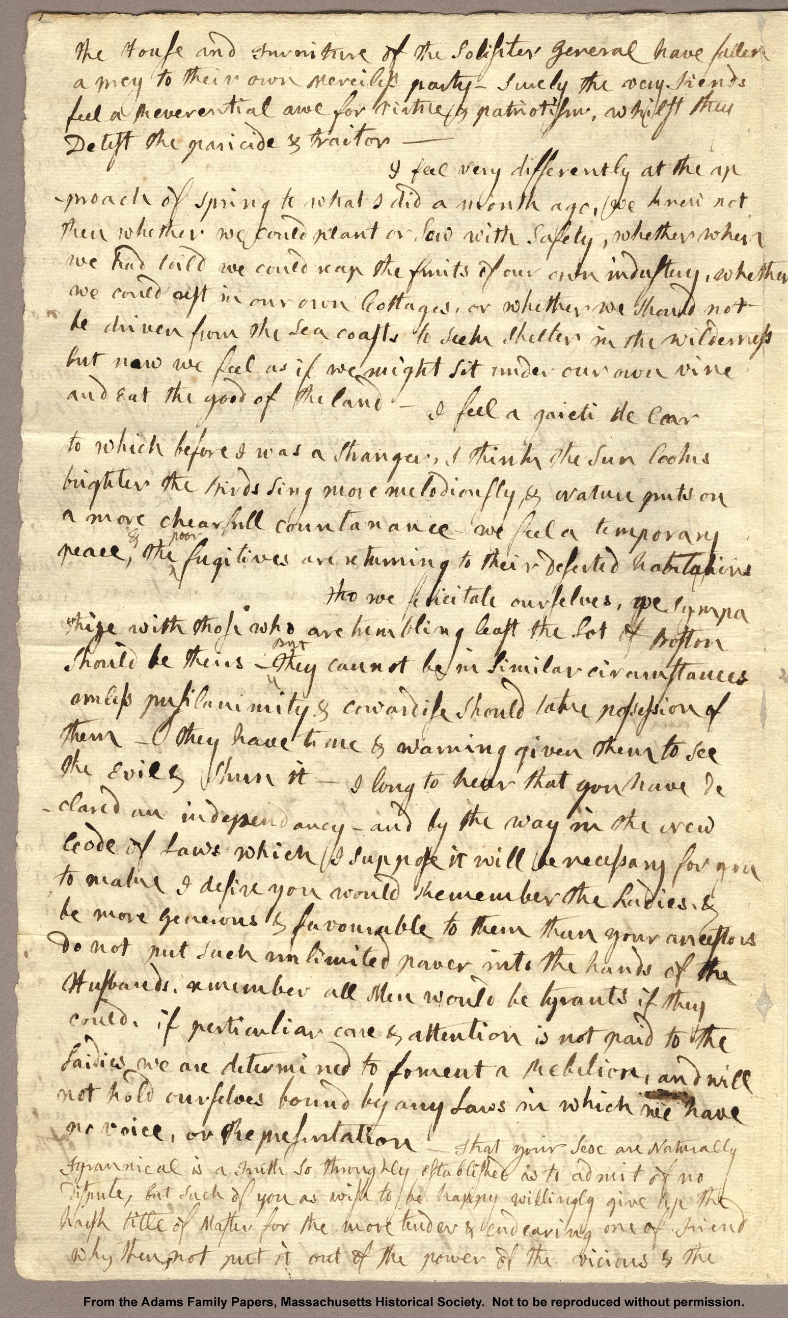 Remember the Ladies: It Happened Here