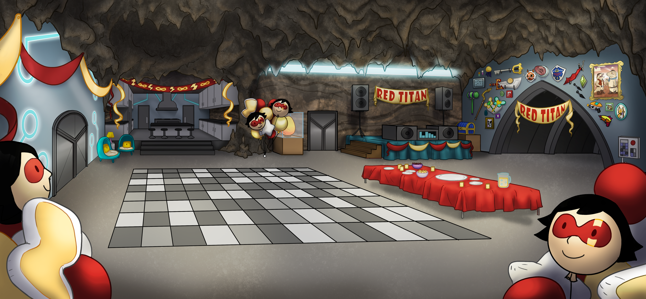 Background for Superhero Base 03; Photoshop, April 2024