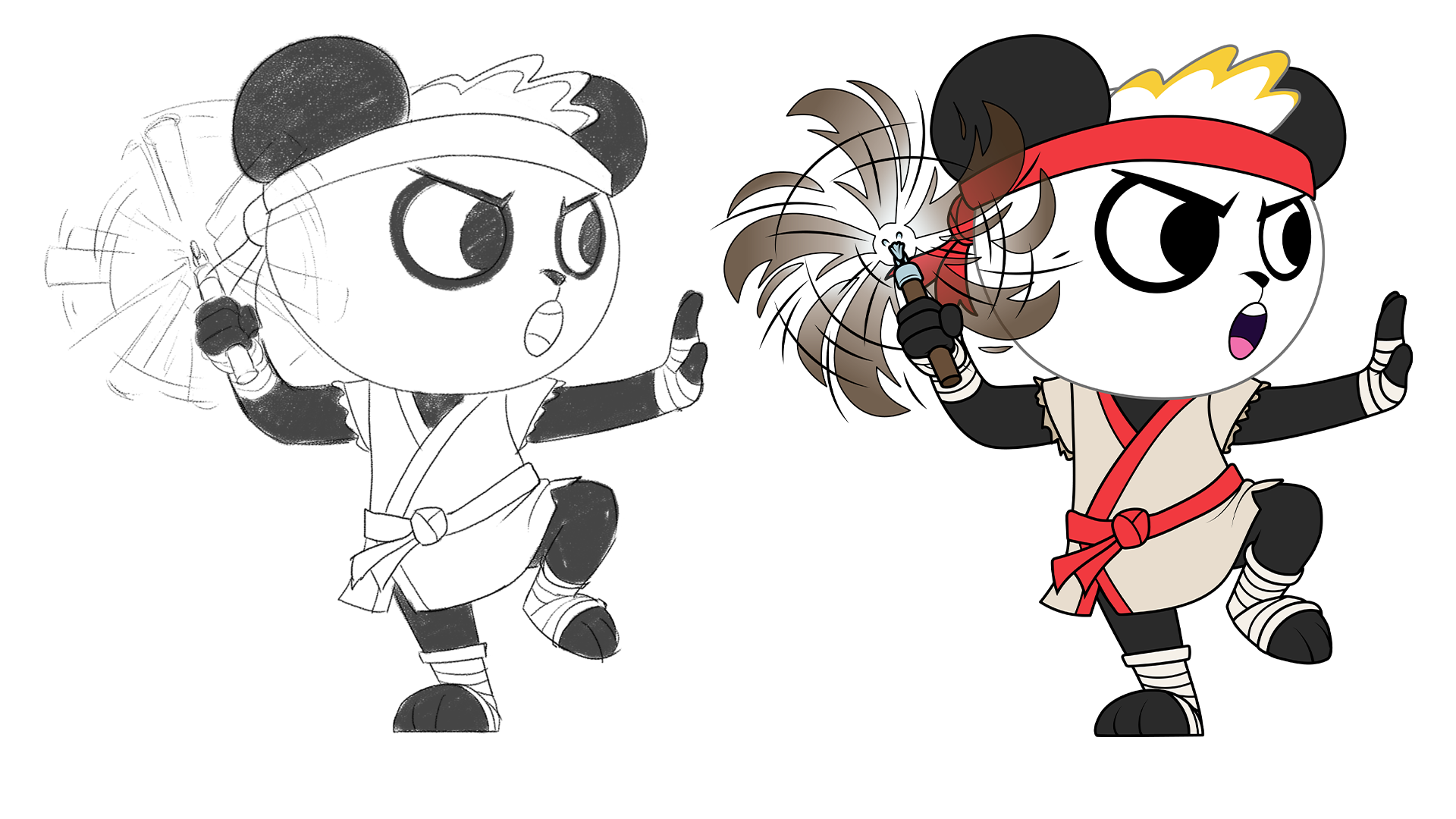 Scrapped Medieval/D&D Theme, Combo as a Monk, Action pose; Digital 2023