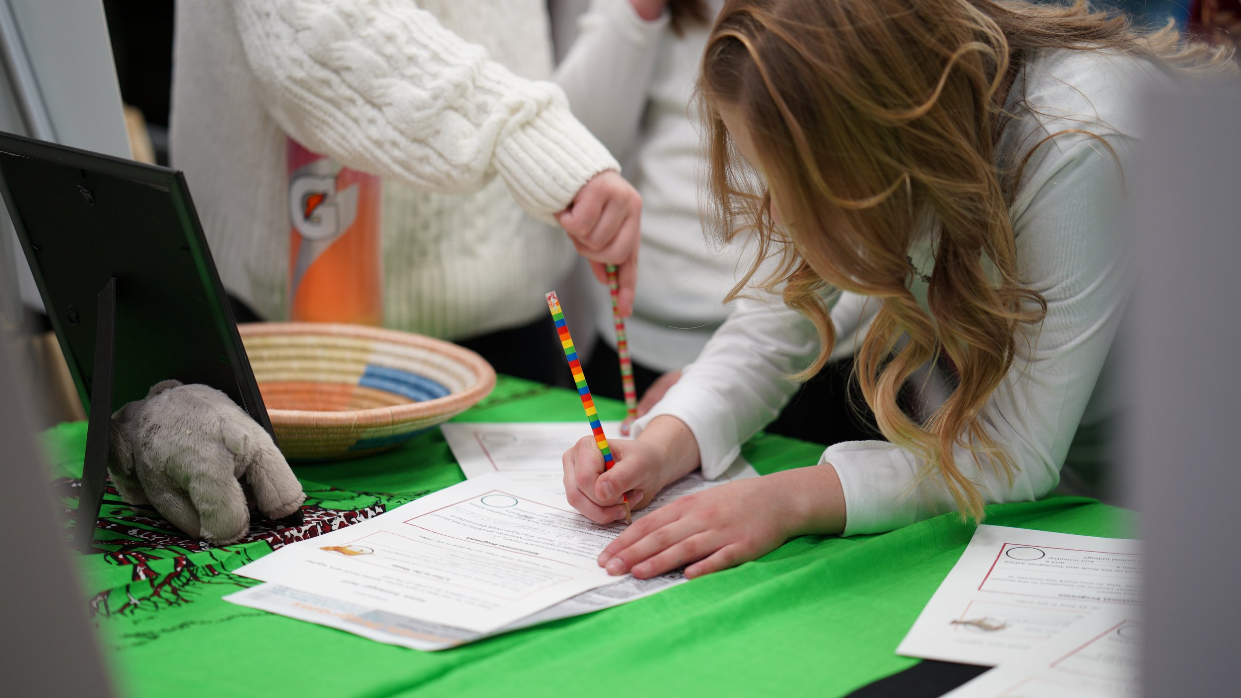 Children learn about Africa and Kenyan culture at Torchgrab Africa Benefit Concert