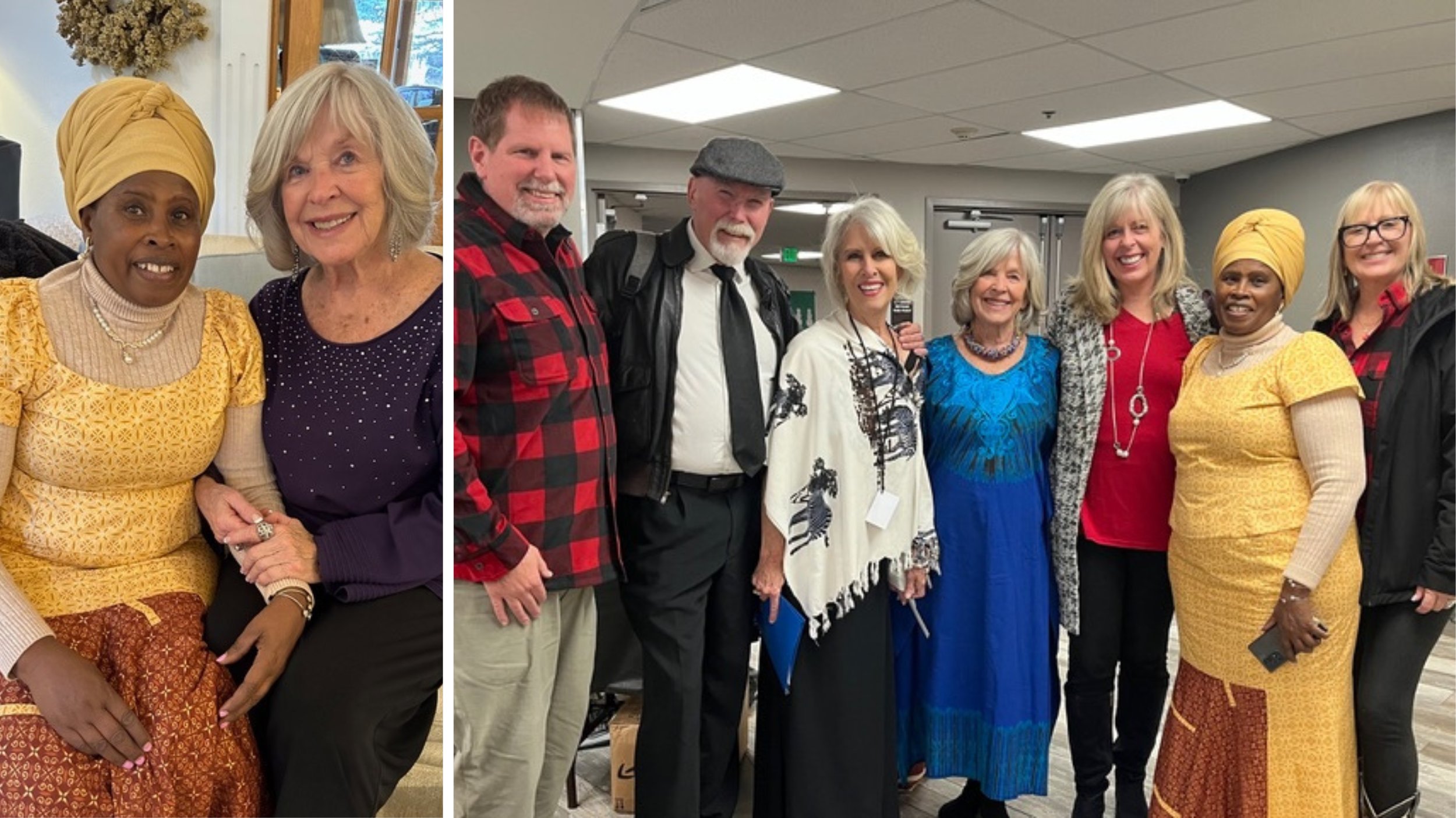 Bonnie Duell, Torchgrab Africa Board Member and founder Faith Ministries International Network, pictured with Hellen Nguthiru