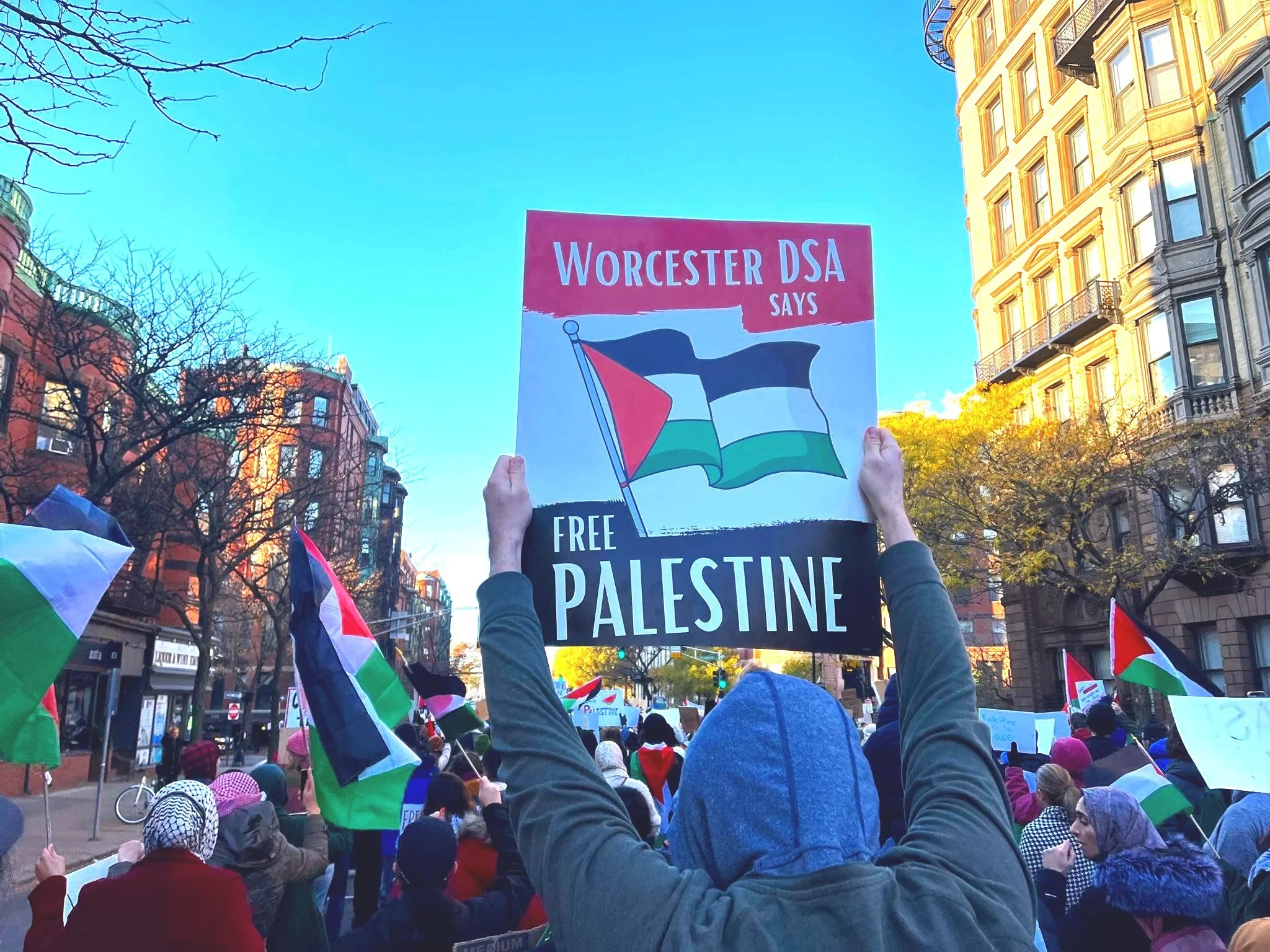 Free Palestine — Worcester DSA