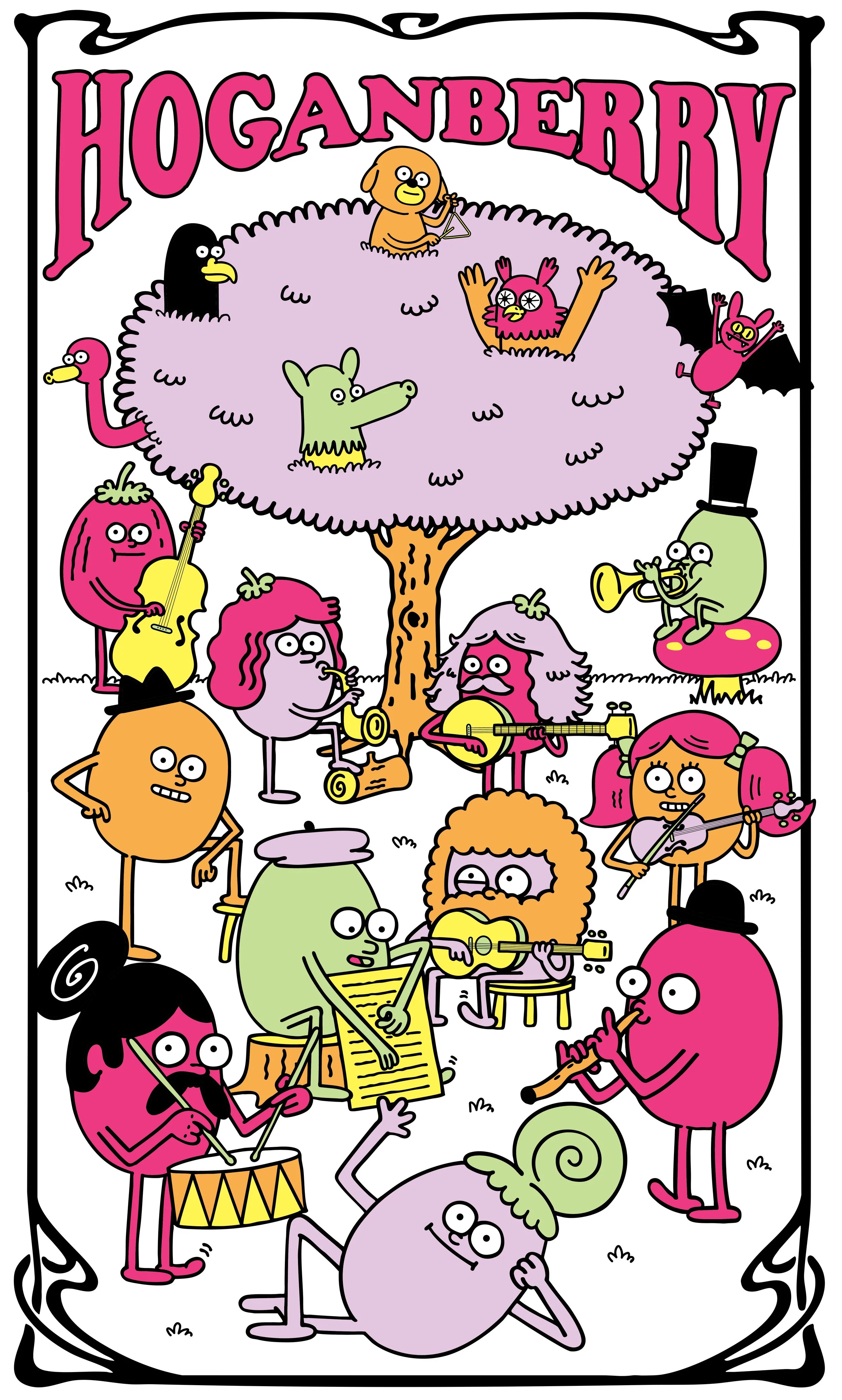 Hoganberry Tea Towel