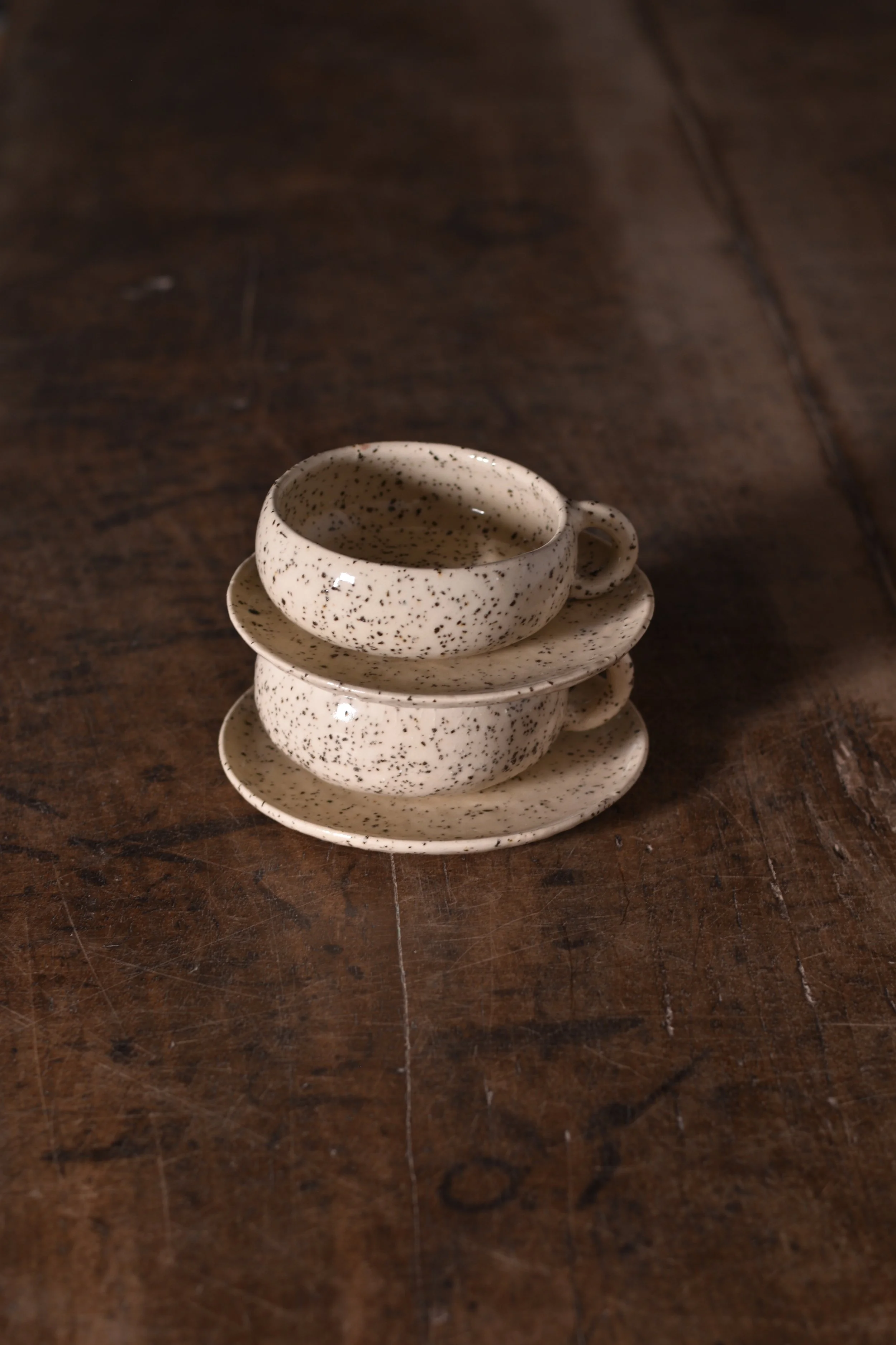 two stracciatella cups