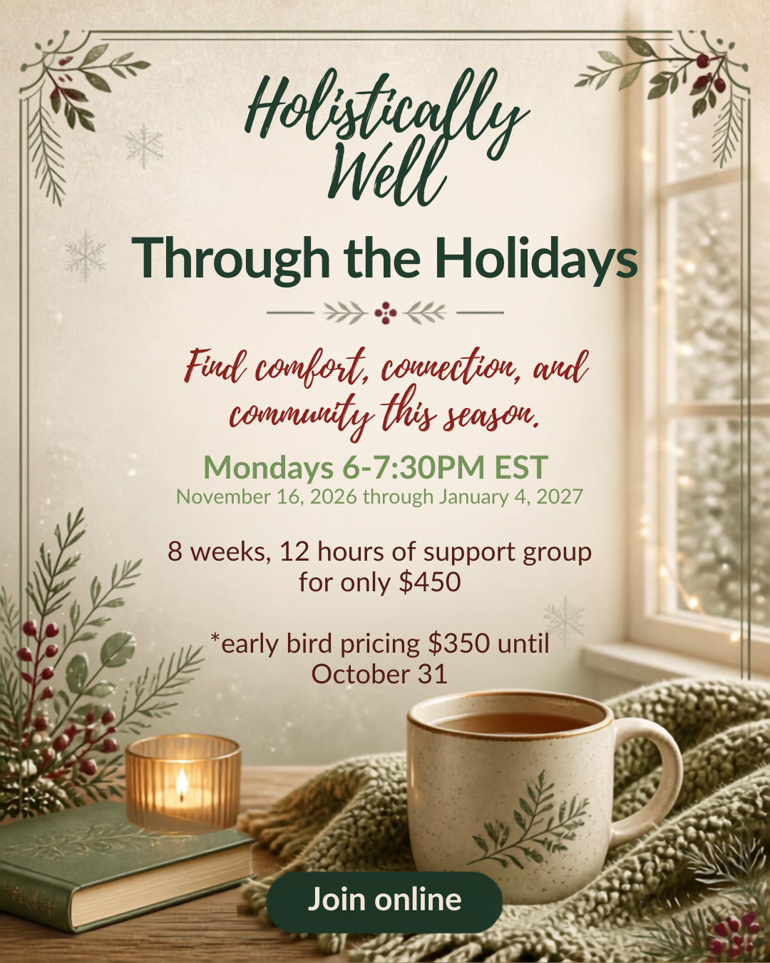 Holistically Well through the Holidays