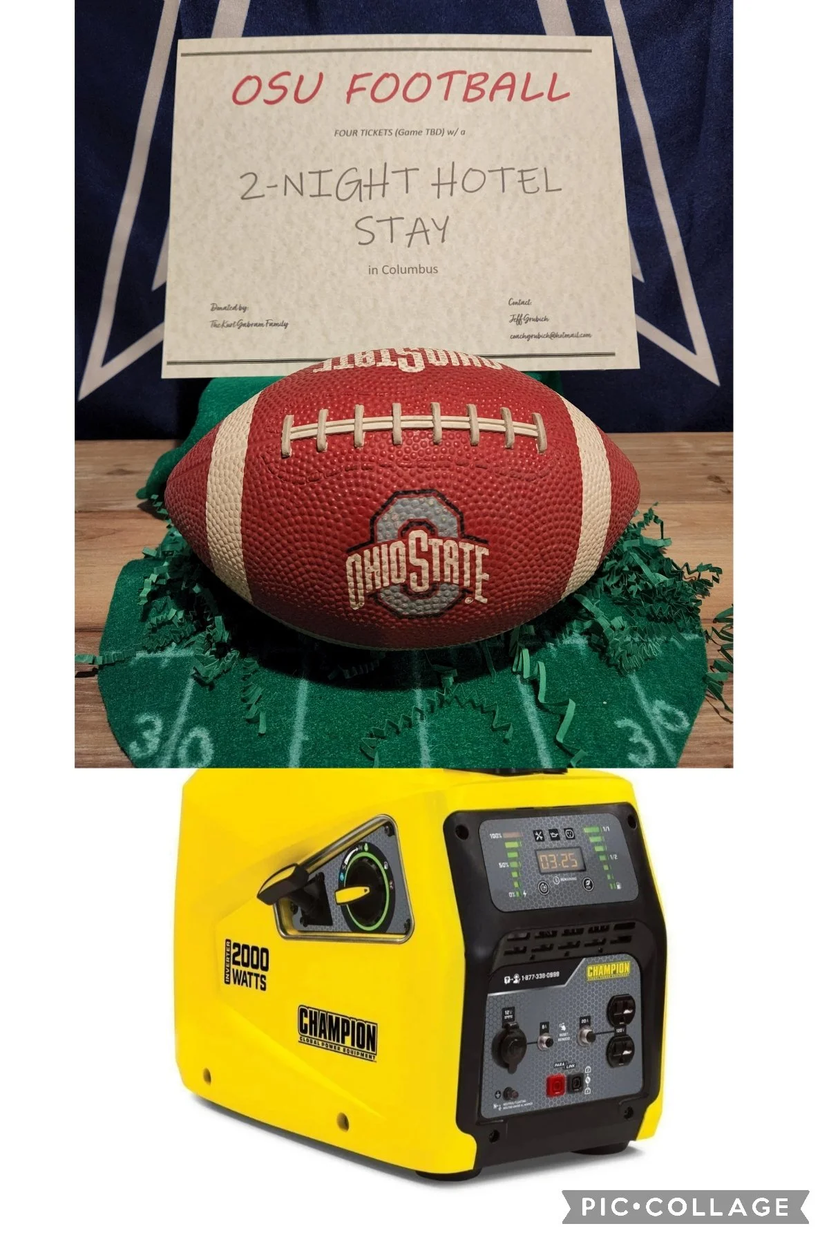 Prize Package 7 - 

Donated by:
The Kurt Gabram Family
B'laster Corporation