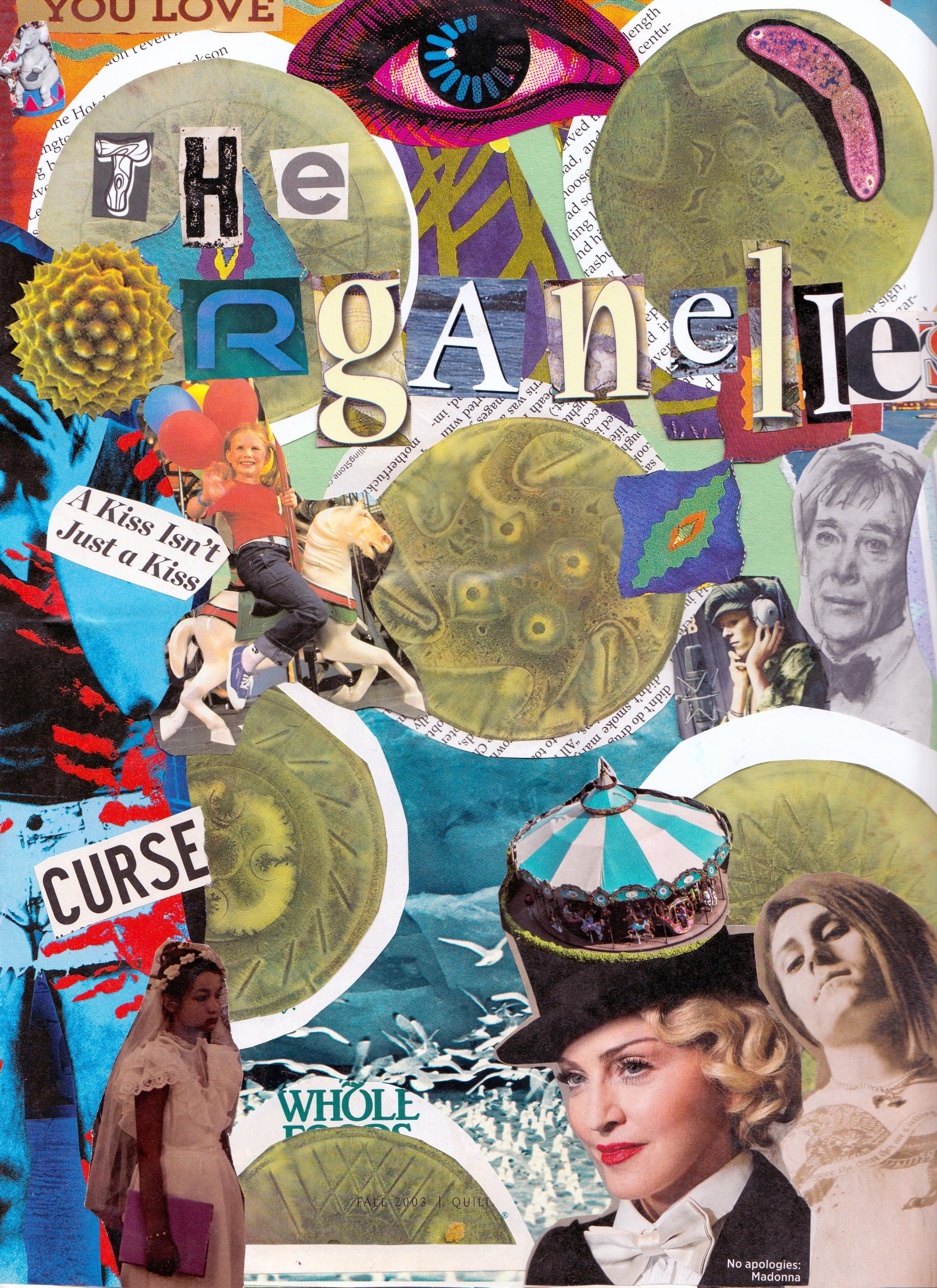 collage flyer for the organelles