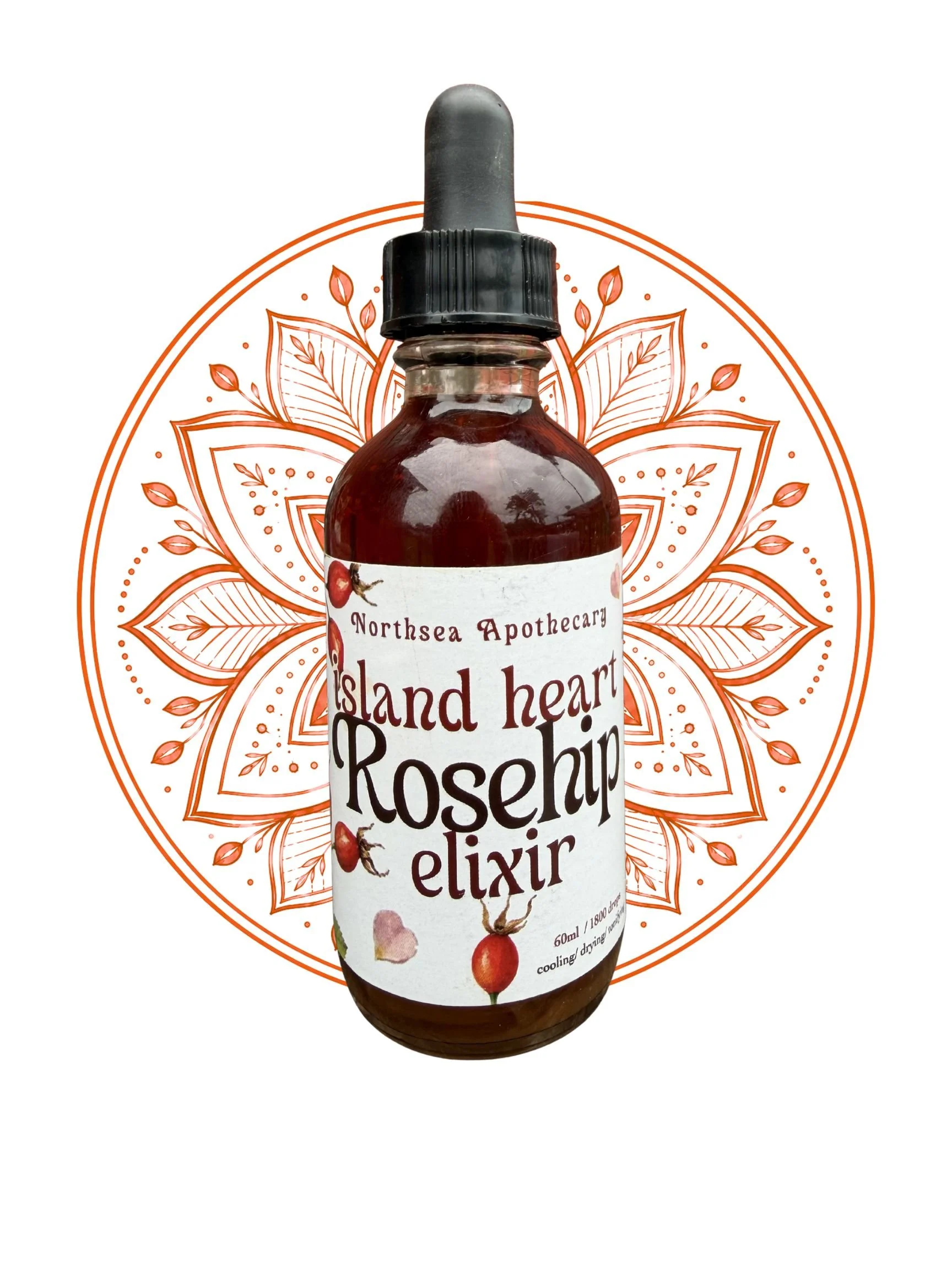 Rosehip Elixir: Island Heart  2oz
