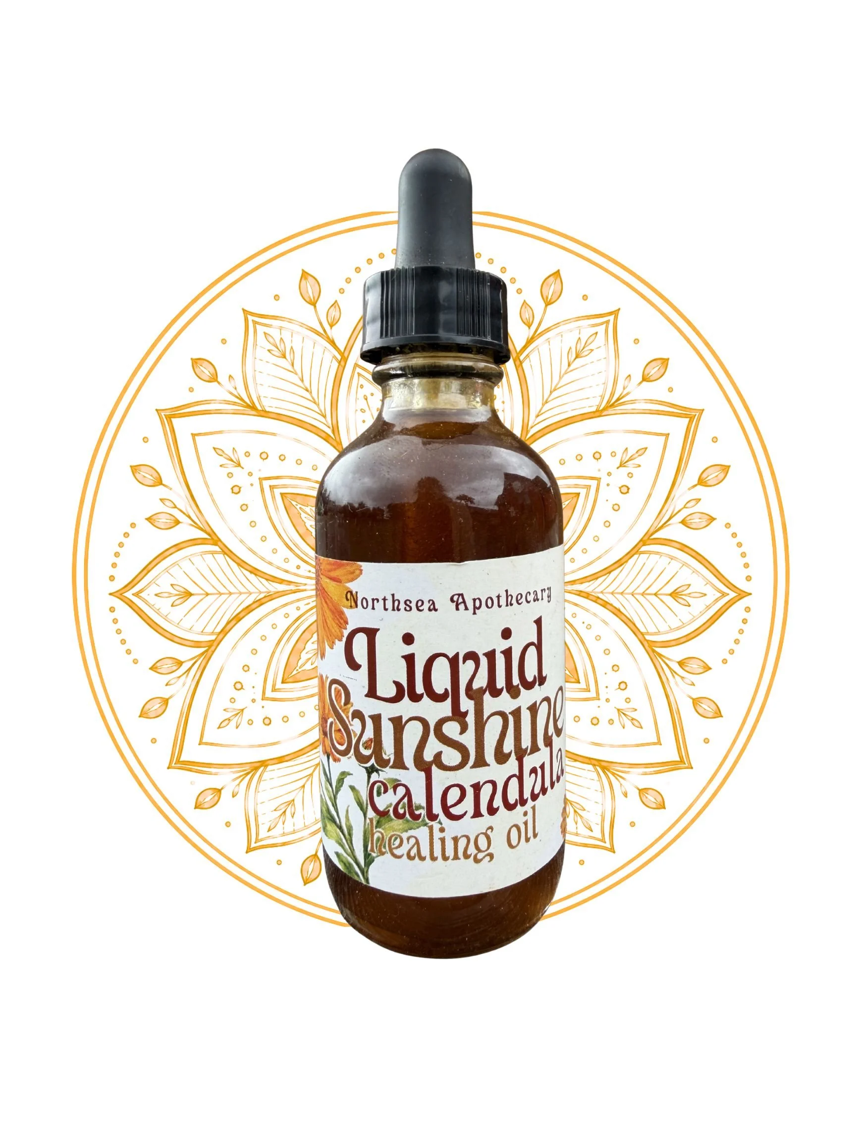 Liquid Sunshine Calendula Oil  now in 4oz : extra strength
