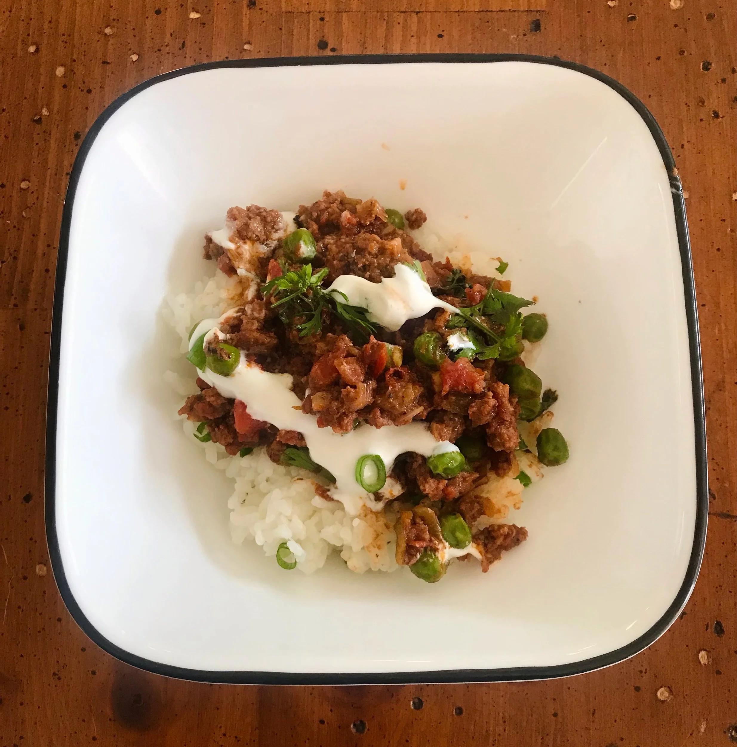 Ground Beef Pea Curry