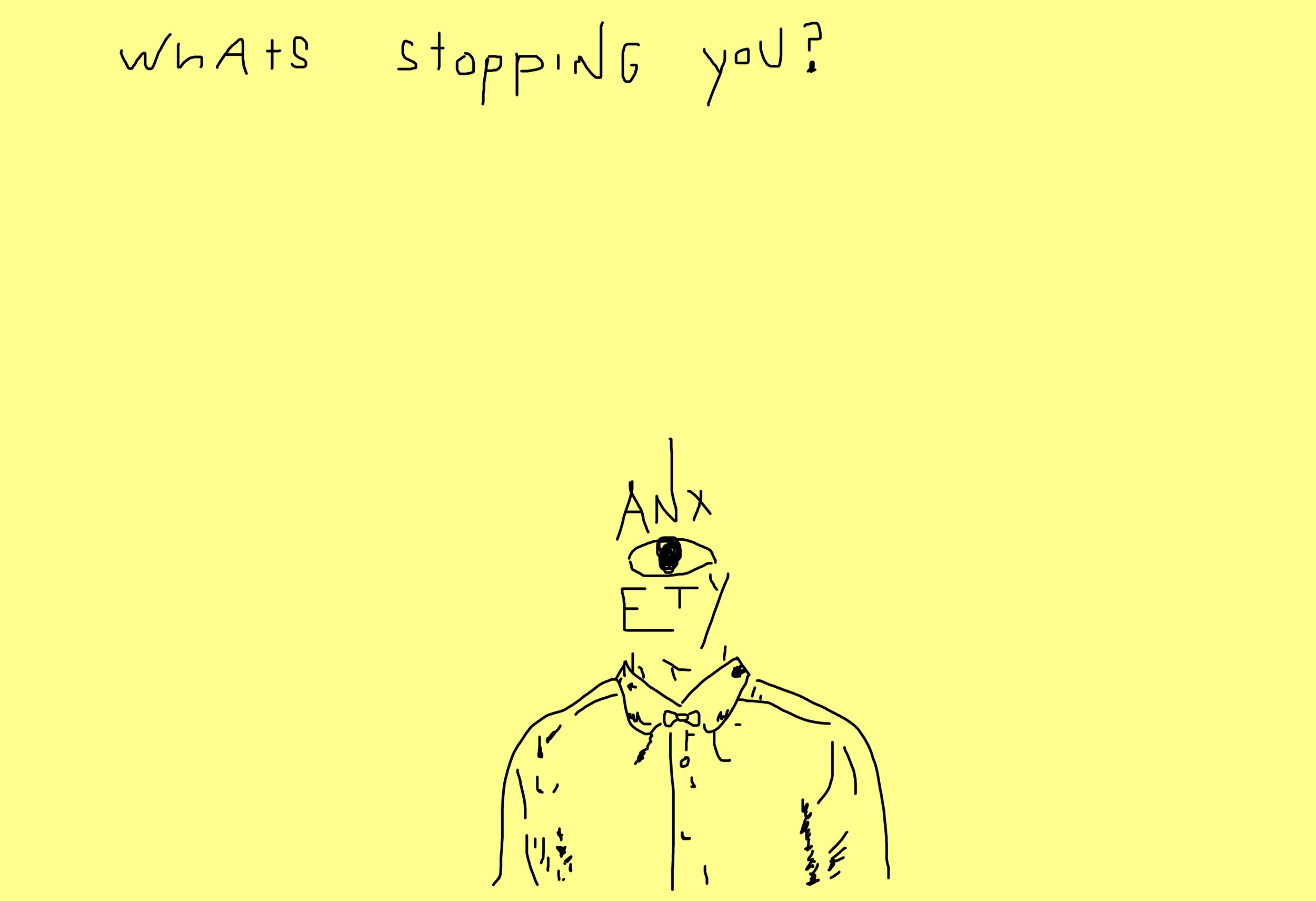 One of my favorite graphics of mine that I created to cope with my own anxieties