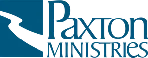 Paxton Ministries logo with a stylized mountain or arrow design