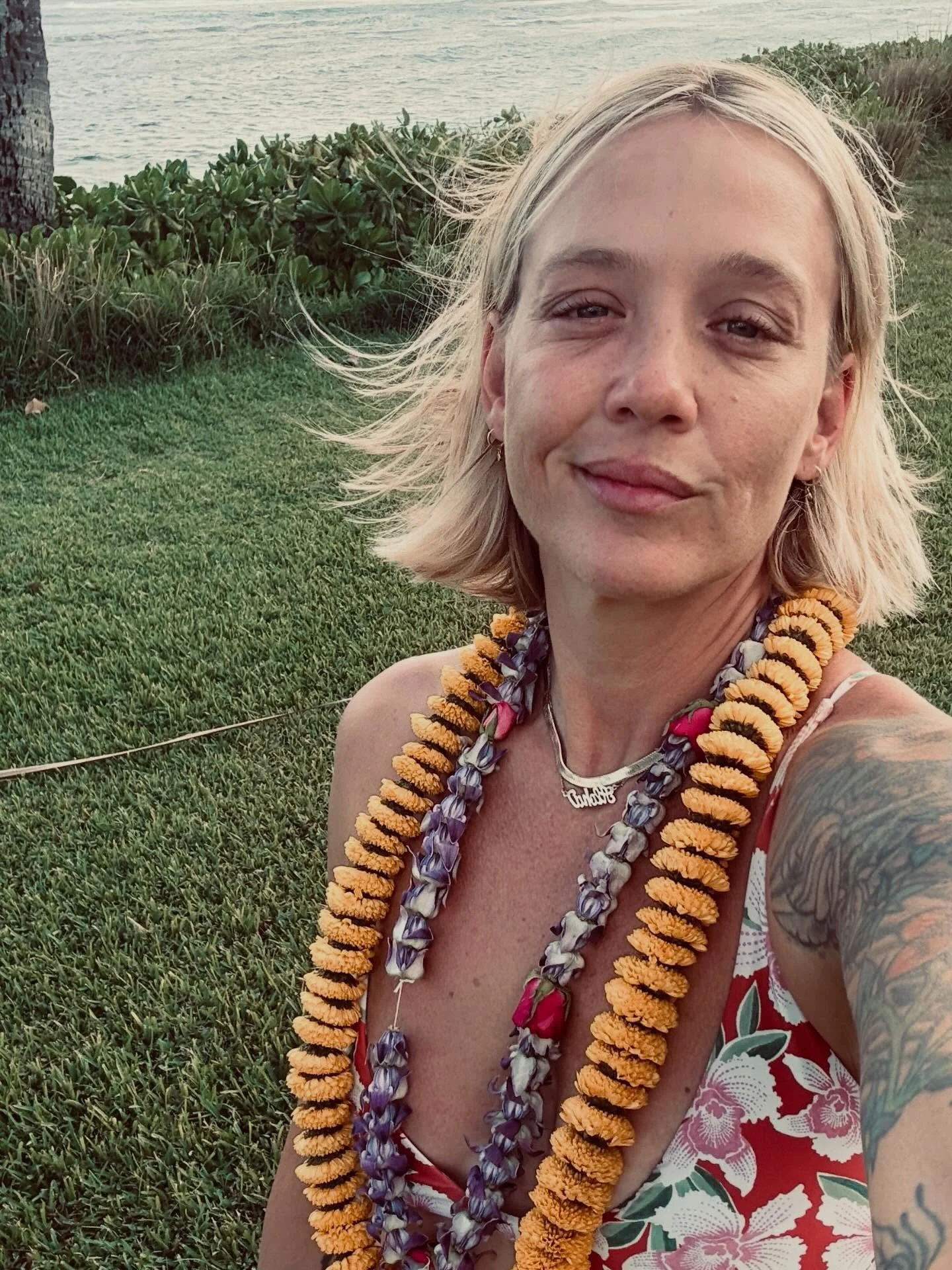 Dear Hawai&lsquo;i

You changed me. The water saved my life. The ti leaves protected me. The rainbows came at always the right time. The rain slowed me down. The birds serenaded me every day. The turtles surfed with me. The flowers always made me fee