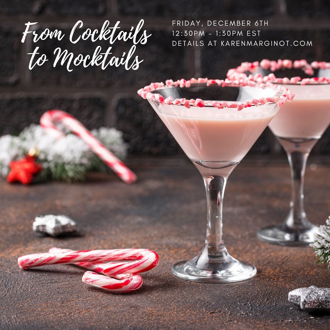 Holiday season is here! Pick up new tips in this workshop for enjoying holiday events comfortably as a sober or sober-curious person, and have a great time doing so. Register through the linktree in bio.

#KarenM #MindfulTransformations #FromCocktail