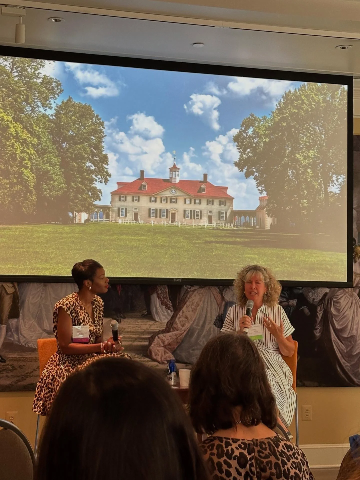 Great conversation at #mountvernon this morning at the Alexandria Chamber Professional Women&rsquo;s Network Coffee &amp; Connections, presented by Main Street Bank. And how wonderful it was to see my friend Carly and meet her fabulous mom!

#womenin