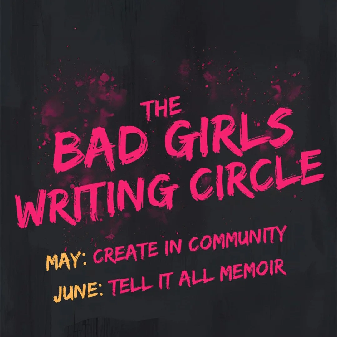 I'm so excited to launch two new writing sessions! Join me in May and write in community. And in June we'll start writing down our stories&mdash;you know the ones you've only told your squad, your besties, your therapist ... This week, especially now