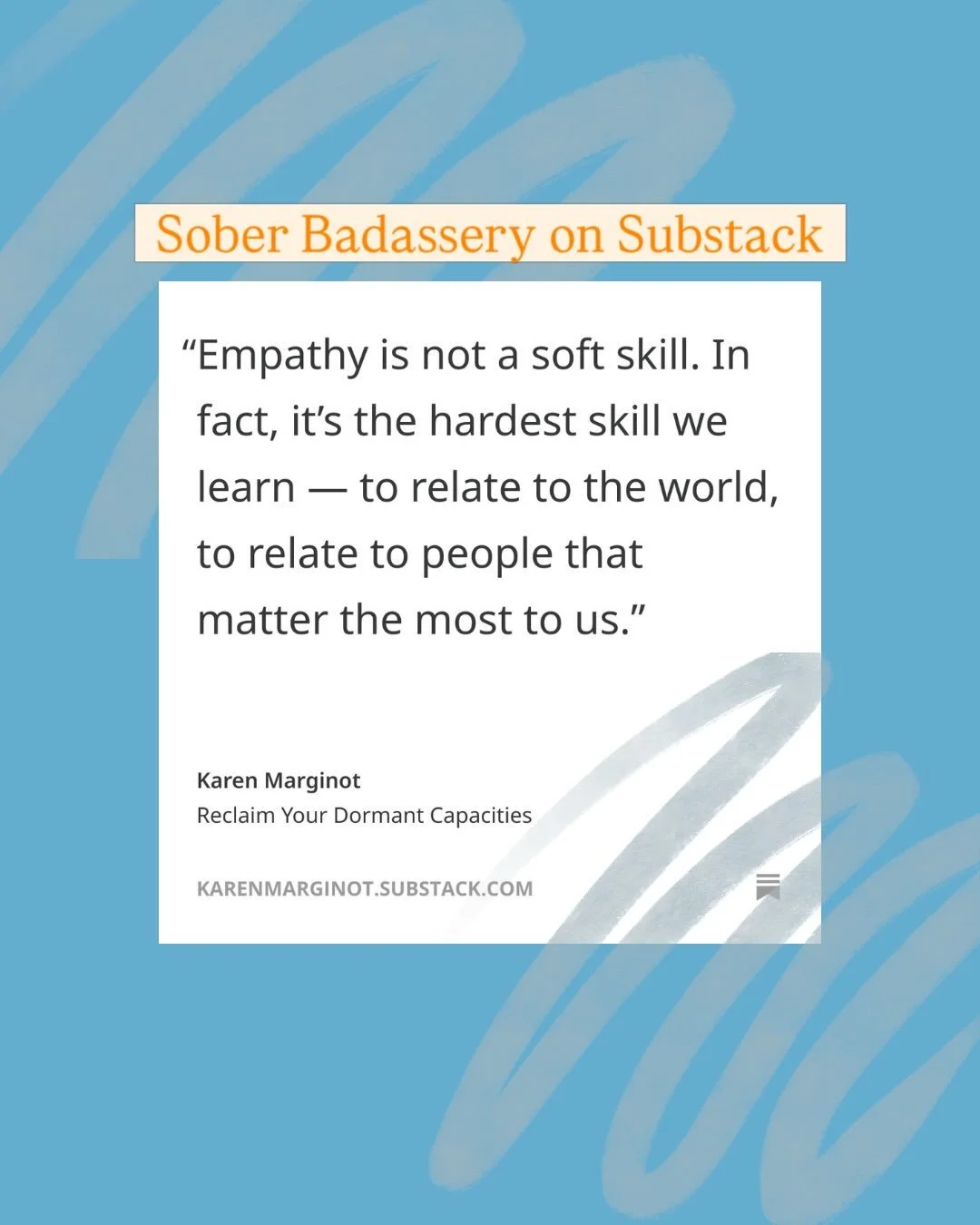 New essay up today on Substack. Link in bio -