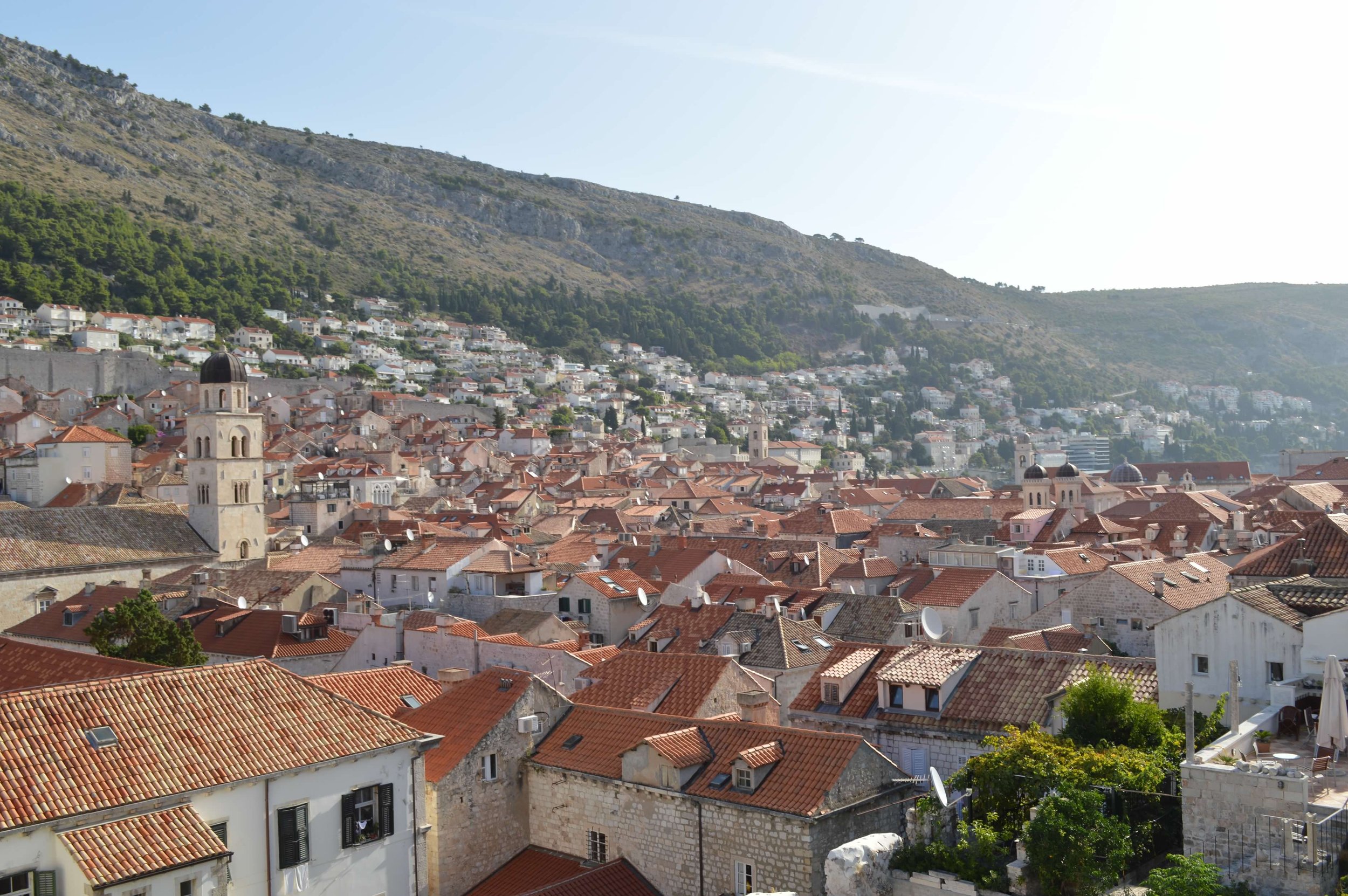 View from Old Town Dubrovnik wall