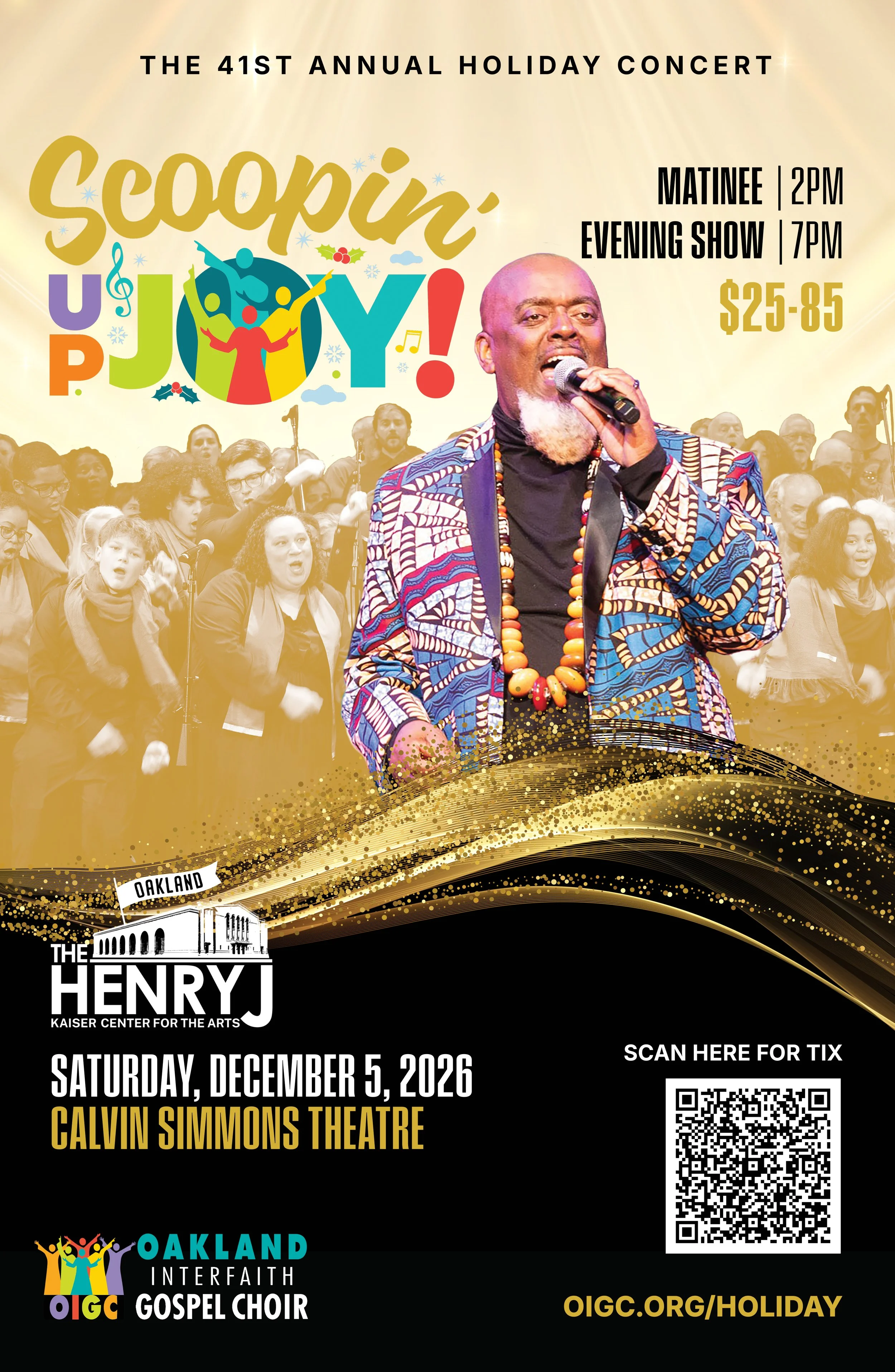 Oakland Interfaith Gospel Choir, Holiday Choir Concert Poster, 11x17 in, with Quarter Inch Bleed.jpg