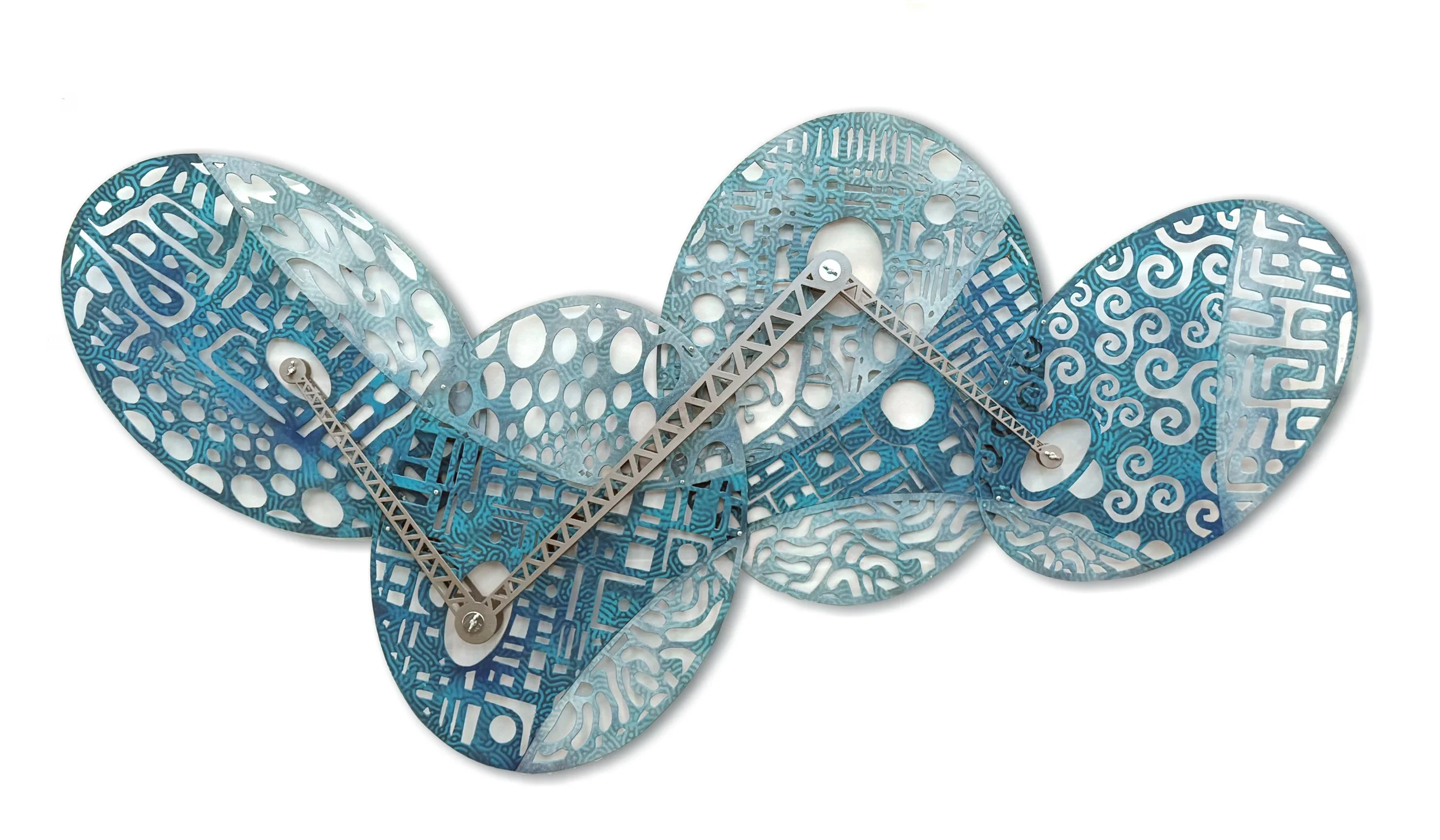 RipTide, 72" x 36" x 3", painted aluminum