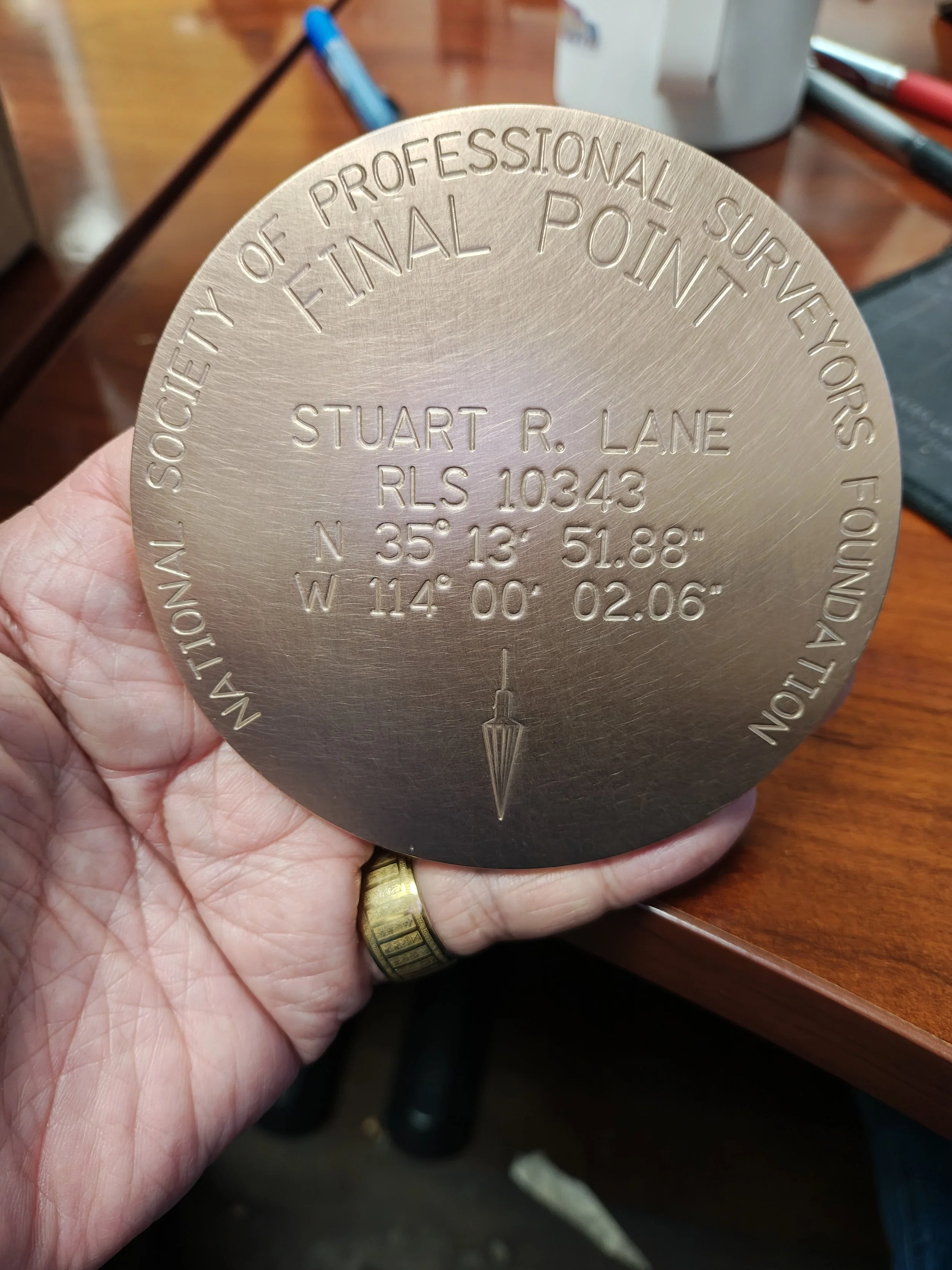 Stuart's Final Point Marker