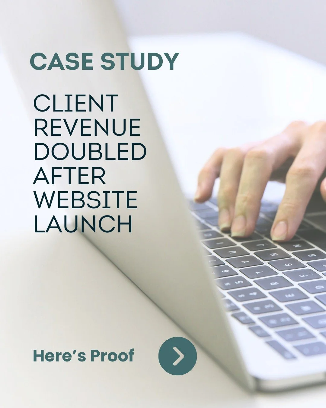 I looooove getting messages like these from clients. It's so exciting to see a client's revenue double in a year because of something I designed and built. Helping businesses launch in a strategic and polished way is at the heart of what I do. Plus, 