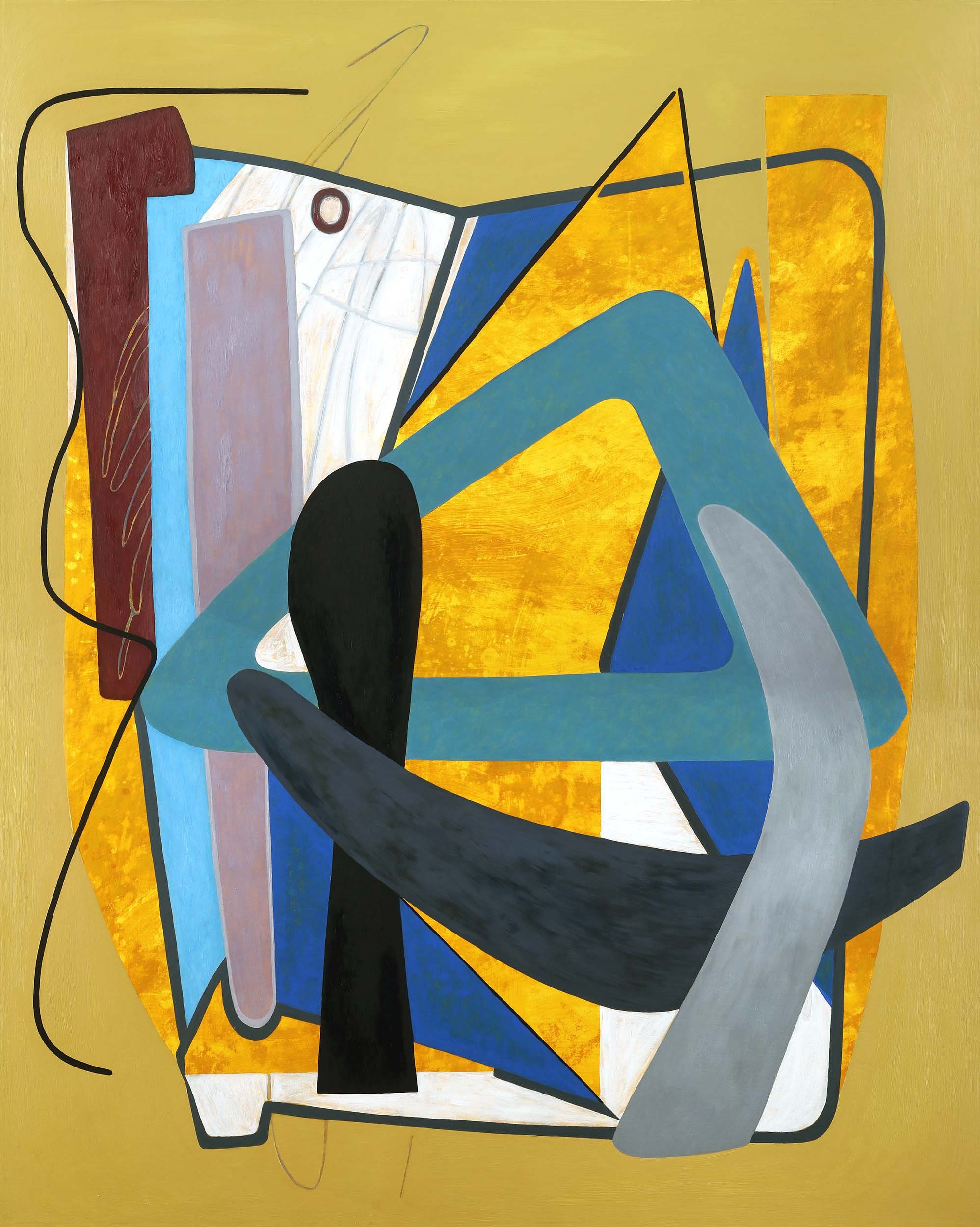 No. 7, 2024
Oil on canvas, 60 x 48 inches
(152.4 x 121.92 cm)