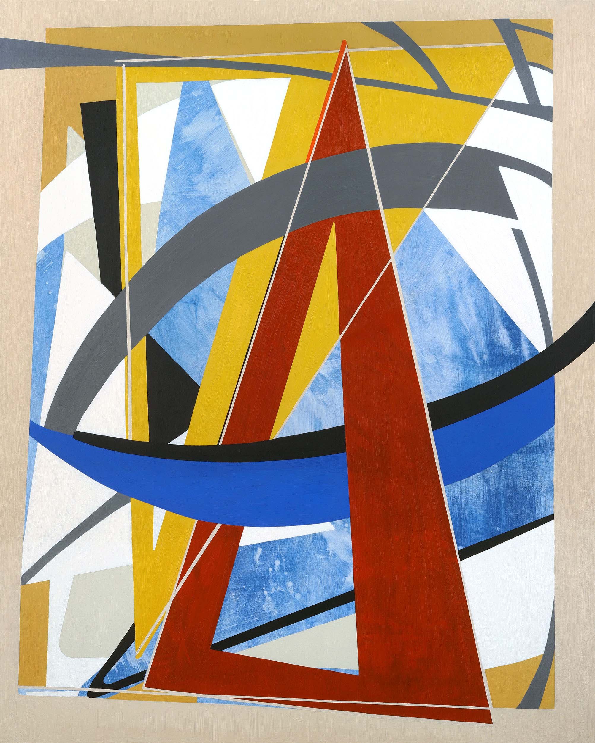 No. 1, 2023
Oil on canvas, 60 x 48 inches
(152.4 x 121.92 cm)