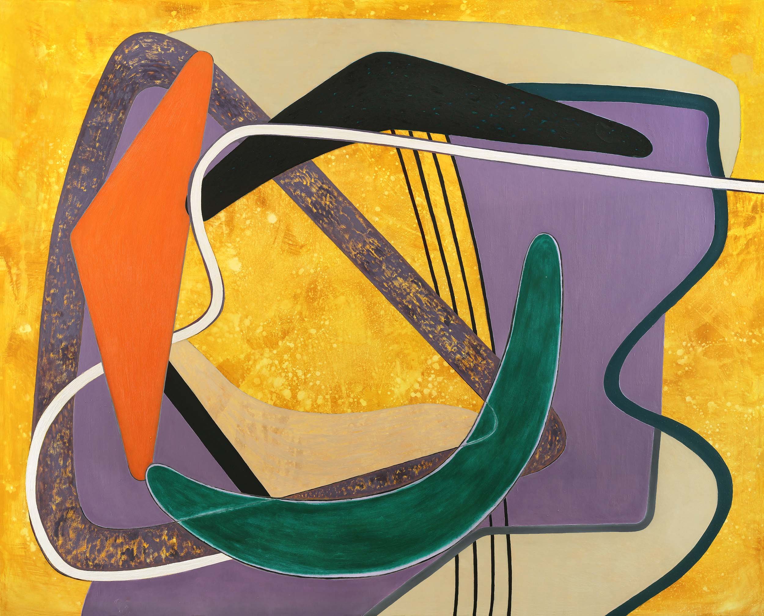 No. 8 , 2025
Oil on canvas, 48 x 60 inches
(121.92 x 152.4 cm)