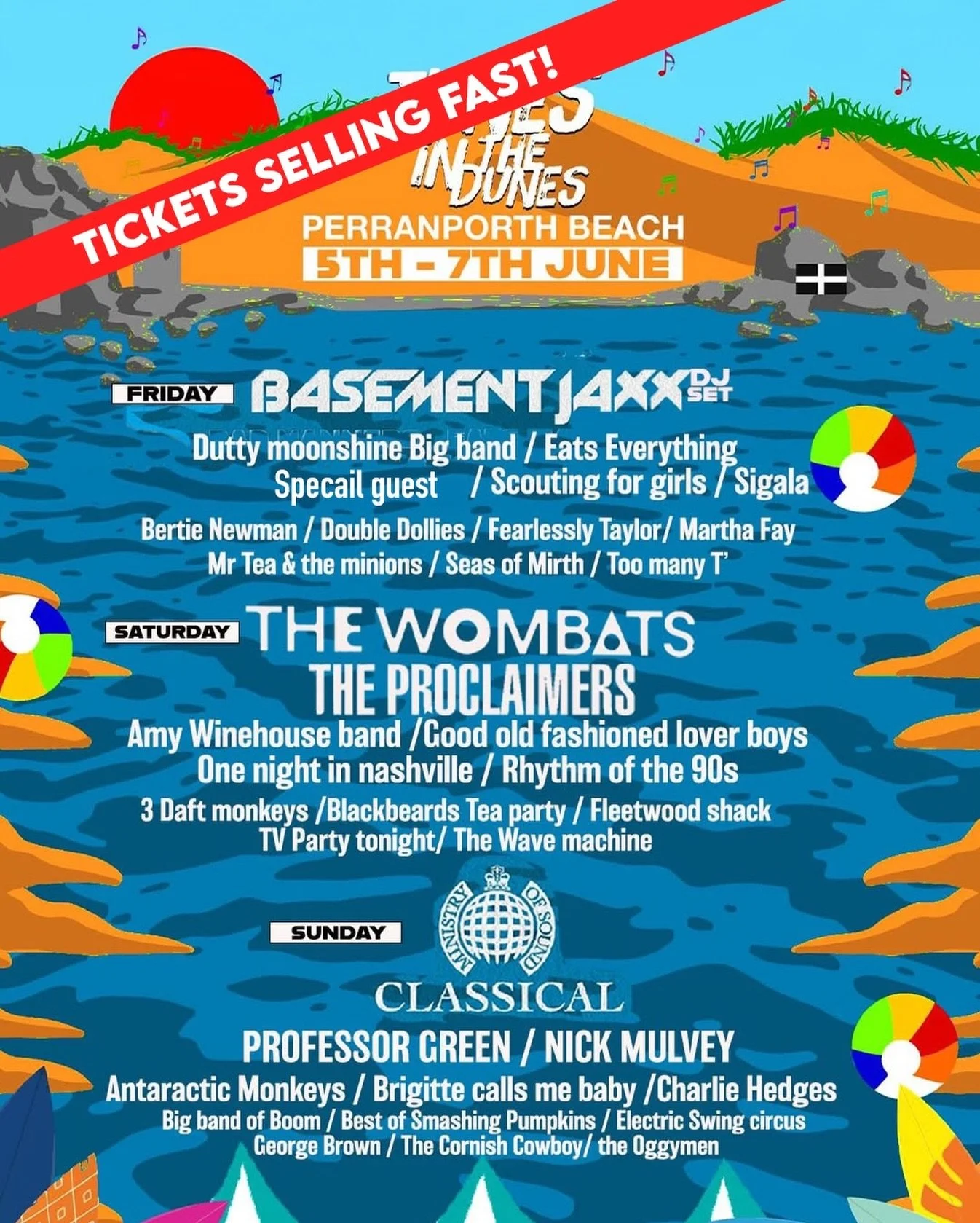 Can&rsquo;t wait to perform for you all at @tunes_in_the_dunes next month! Go get your tickets now and I&rsquo;ll see you on the beach 🏖️