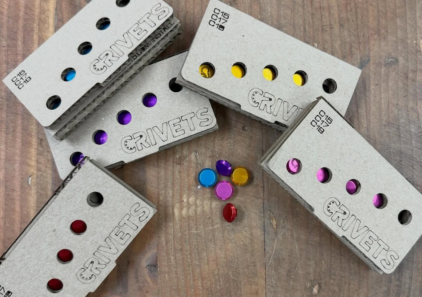 Bling out your @brooksengland Cambium C15/C17/C19 saddle with these anodized rivets from @ridecrivets! Several colors in stock now!