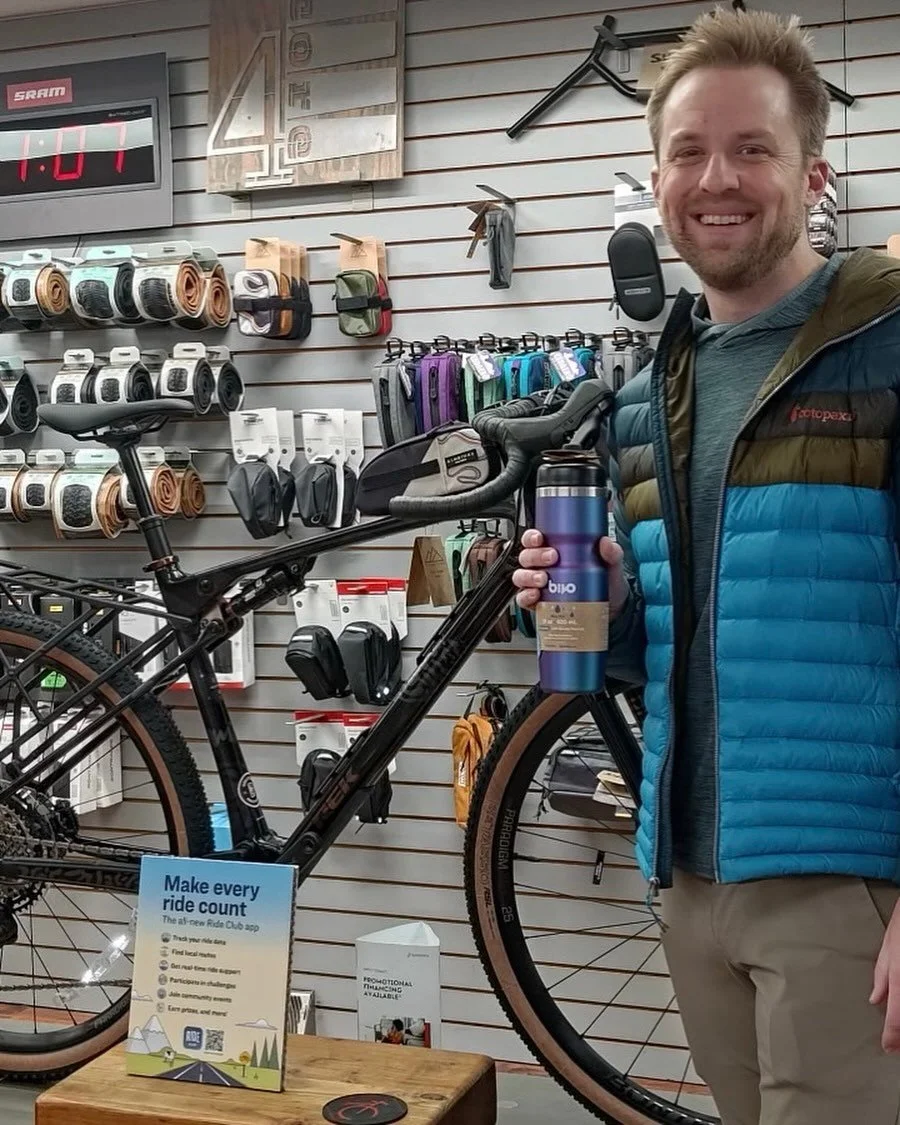 Congratulations to Jim for winning the @drinkbivo water bottle in our February 60 challenge. The March Mile High Club challenge is on now, get the Free @trekrideclub app and sign up today.