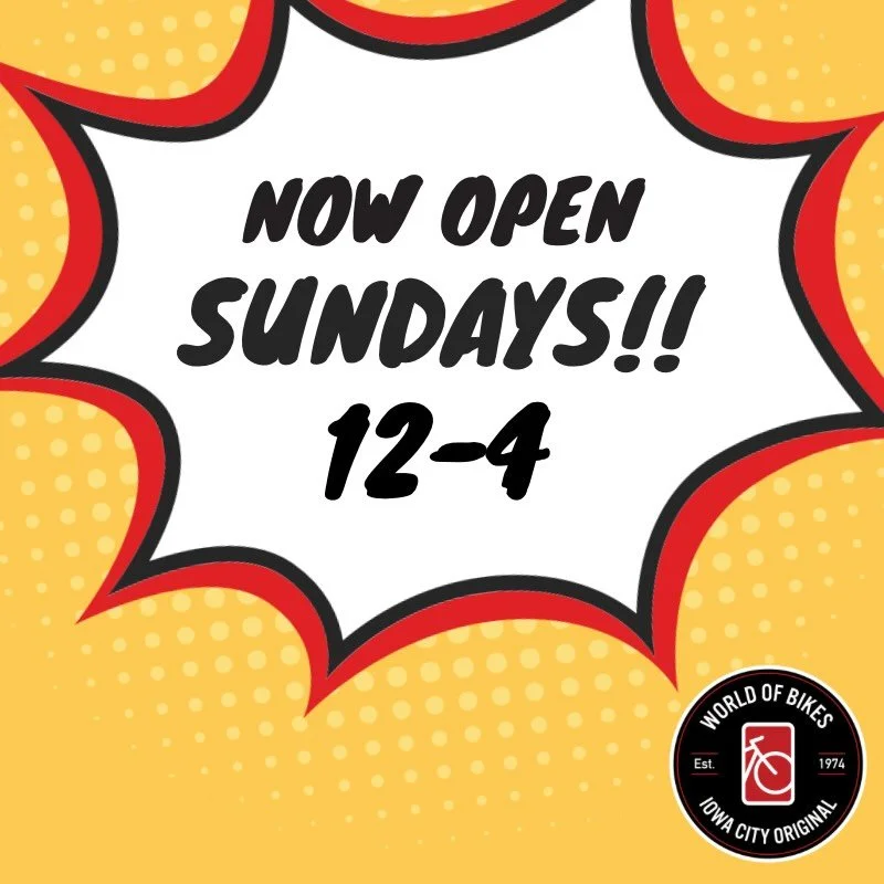Spring has arrived and so have our Sunday hours!  The WoB crew will be ready to assist you from 12-4.  Stop on by!