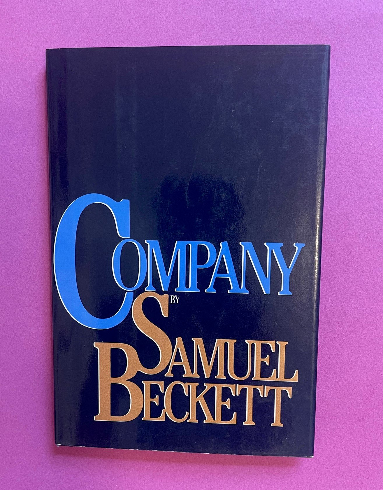 Beckett, Samuel. COMPANY.