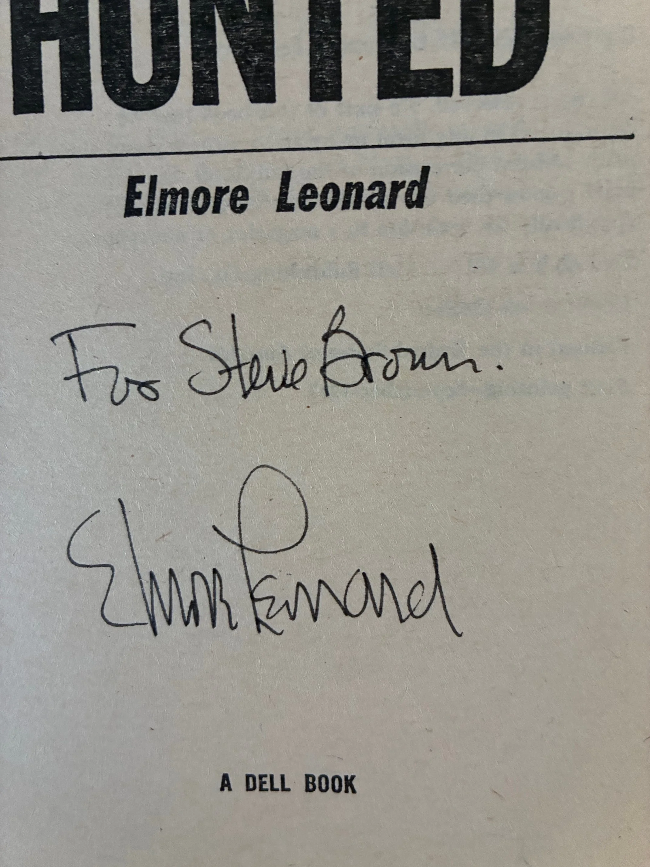 Leonard, Elmore. The Hunted Inscription.jpeg