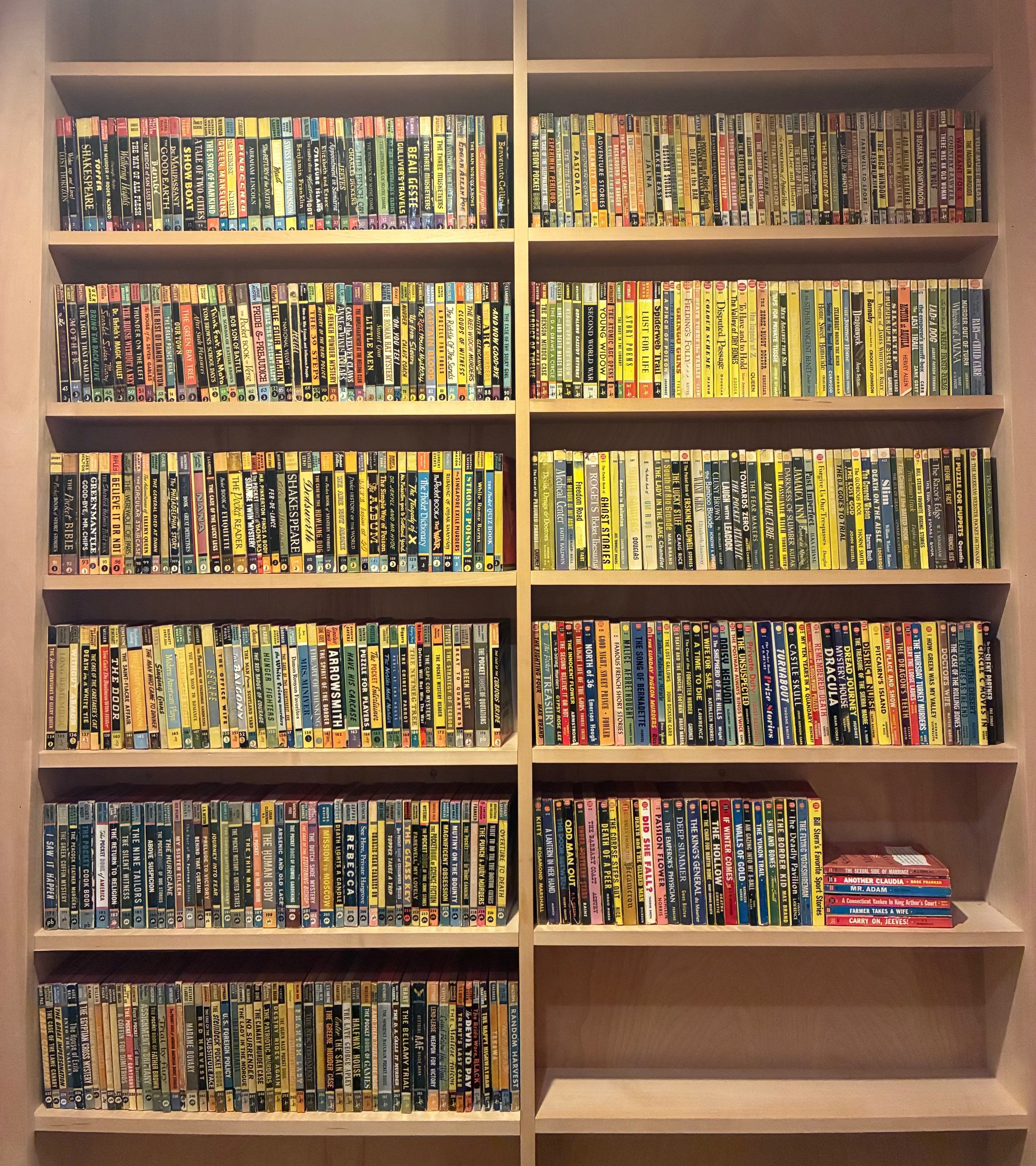 [Paperbacks]. A COLLECTION OF THE FIRST 500 BOOKS Published by Pocket Books, Inc. 1939-1948.