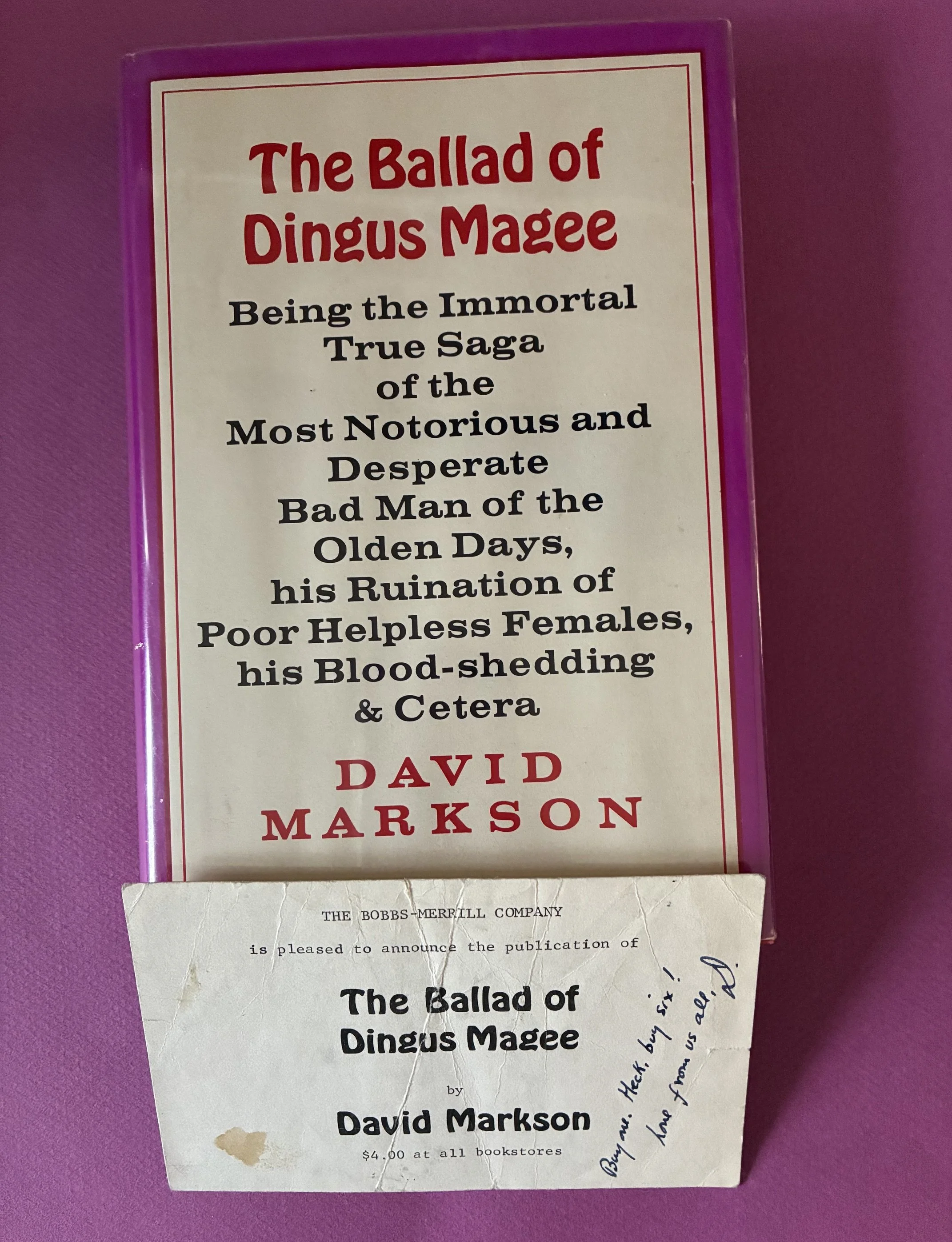 Markson, David. The Balad of Dingus McGee.jpeg