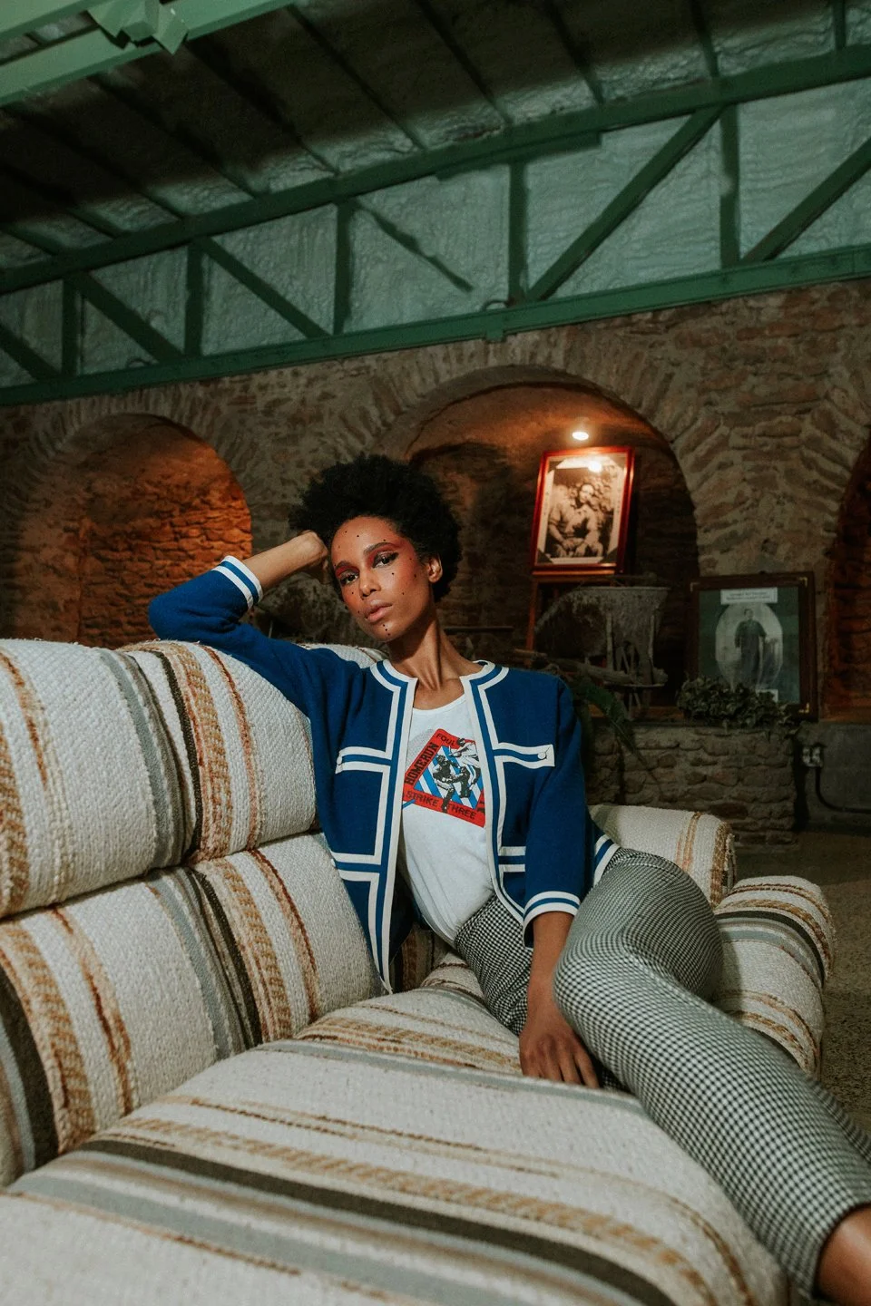 Professional Event Photography of a model at Forestiere Underground Gardens in Fresno