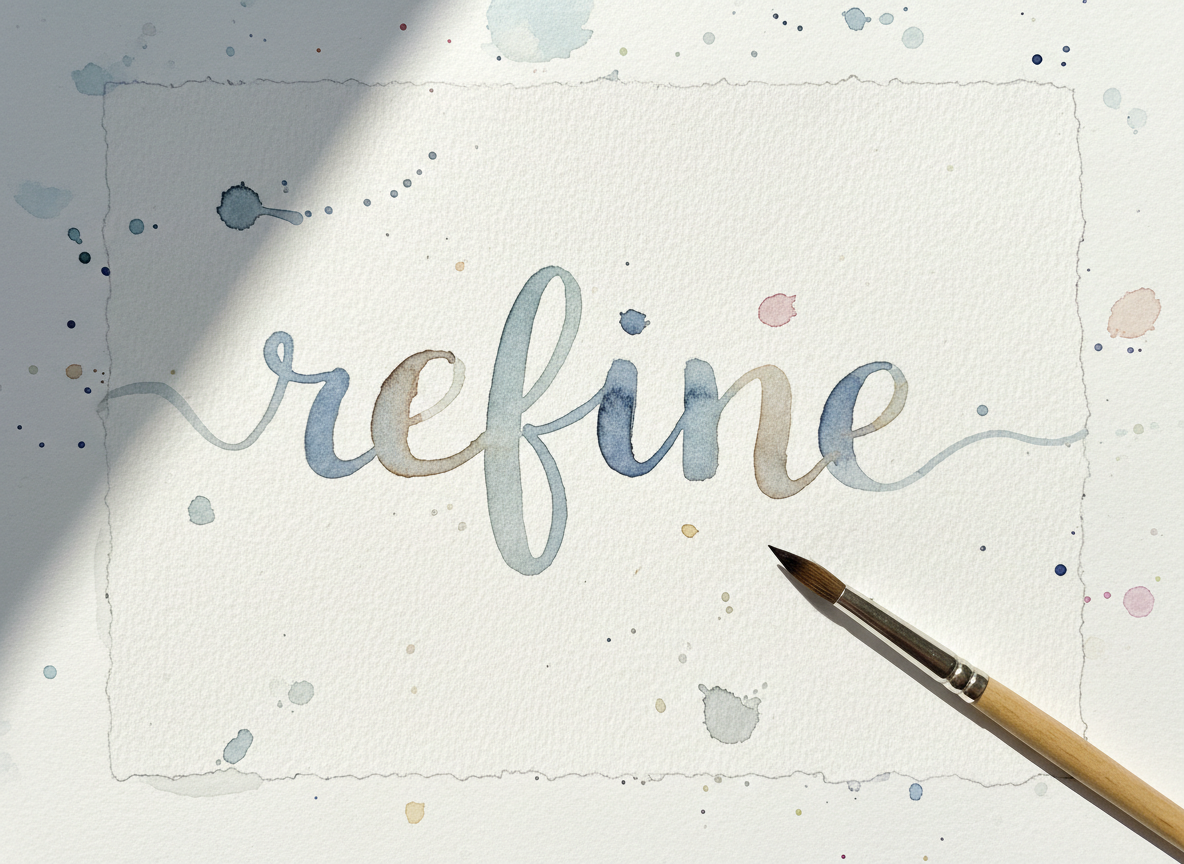 My Word of the Year: Refine