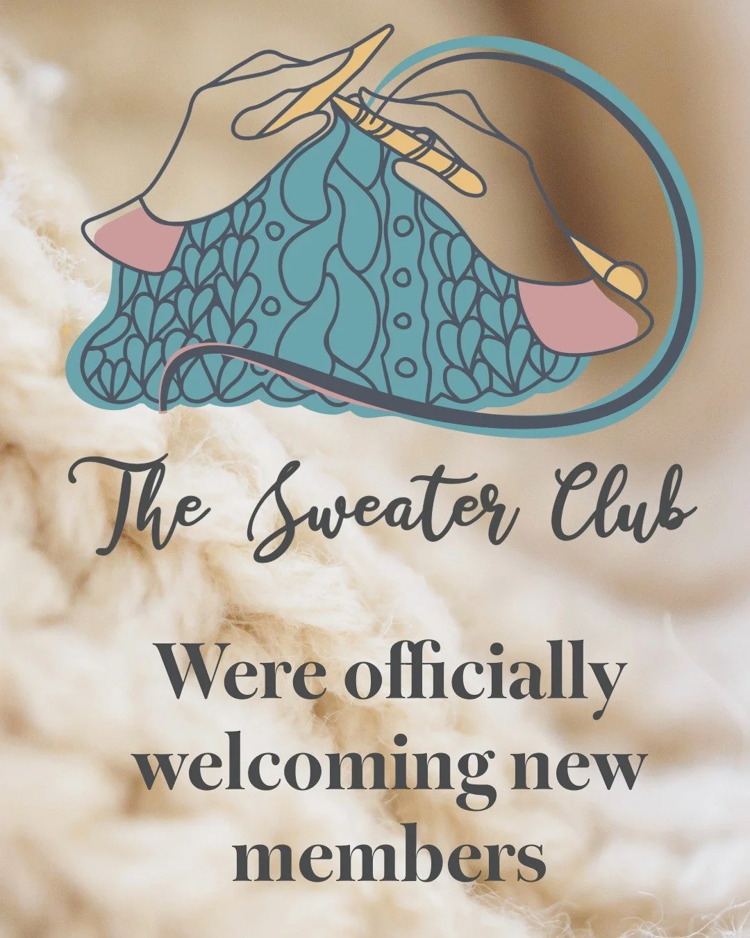 🎉 Sweater Club (our online membership) is officially open for new members.
This is a cozy, supportive space for knitters who&rsquo;ve already made at least one sweater and want sweater #2+ to feel calmer, clearer, and more confident.
Inside the onli