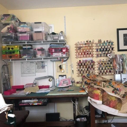 This is what creativity looks like. A little messy. Multiple crafts. A little chaotic. And exactly where the magic happens. ✨
Sometimes it's papers and pens and half-formed ideas scattered everywhere. Other times are fabric, fiber, and pure joy.
What