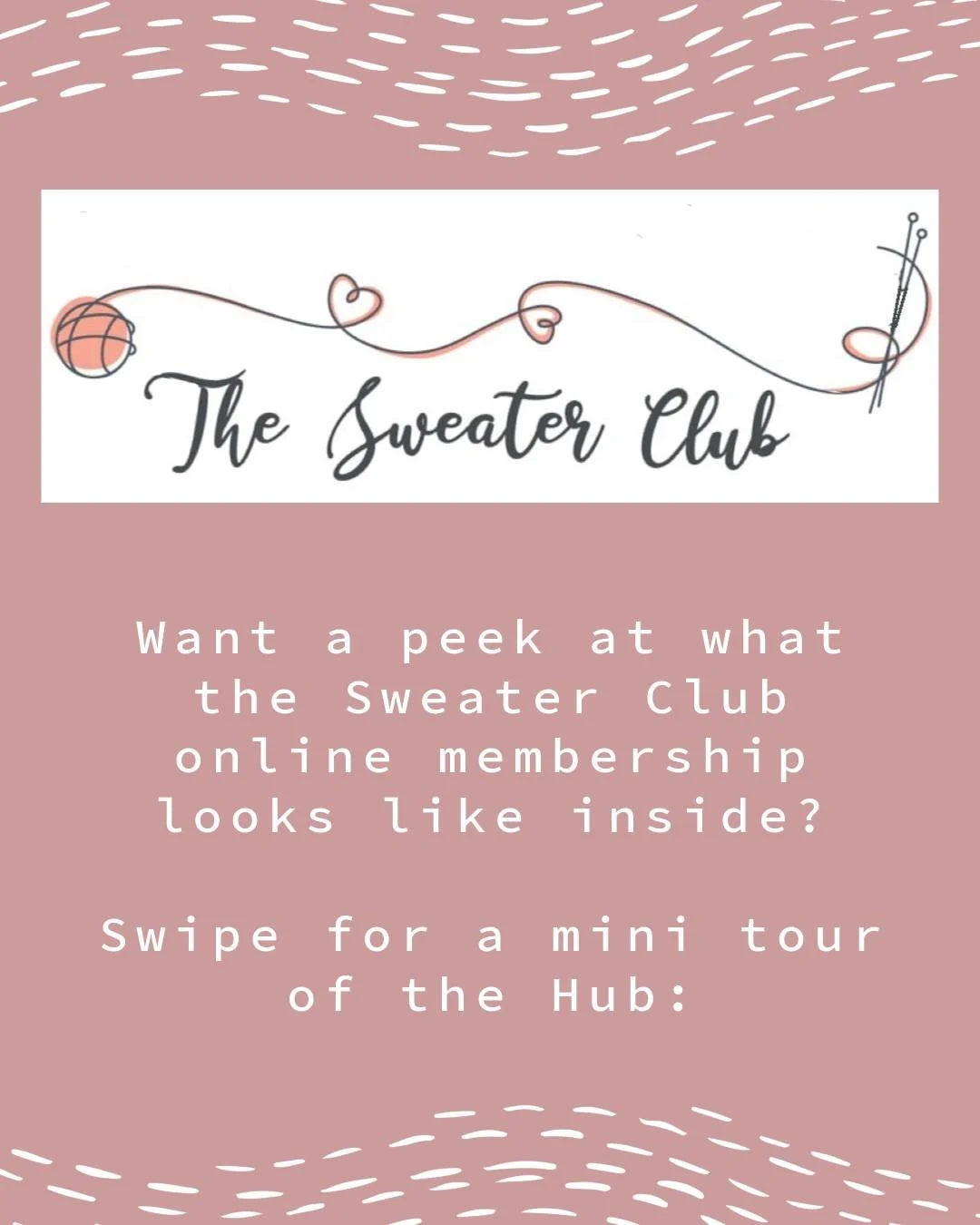 If you&rsquo;ve been wondering what Sweater Club actually is, this post is a little peek inside. 💛🧶
It&rsquo;s an online membership where sweater knitters can learn, get support, and stay connected &mdash; without the overwhelm.
Swipe through the H