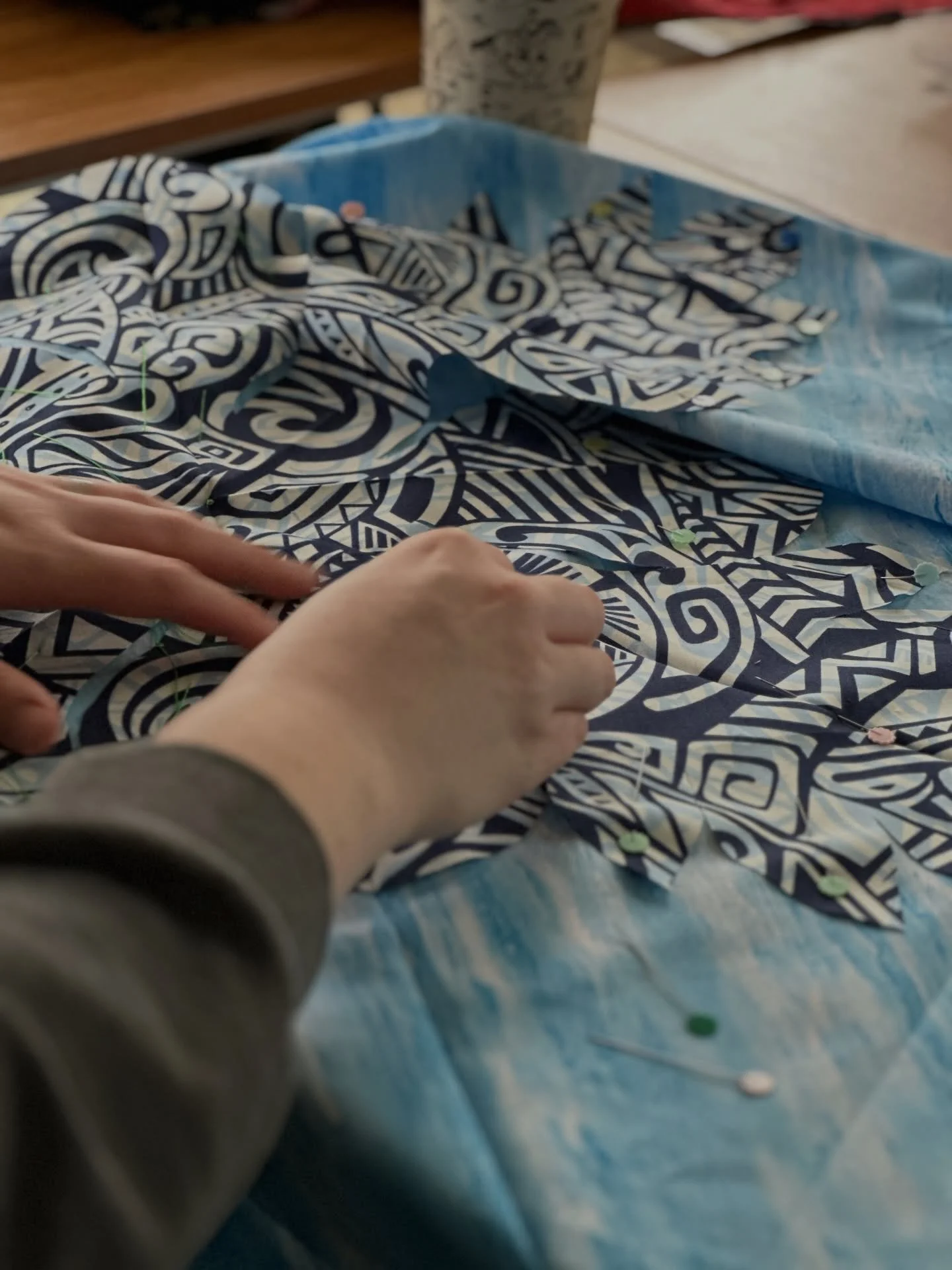 There&rsquo;s something deeply peaceful about handwork 🤍

Watching a student quietly stitching a Hawaiian quilt today reminded me how much I love teaching these crafts. Whether it&rsquo;s knitting, quilting, crochet, or embroidery, the rhythm of wor
