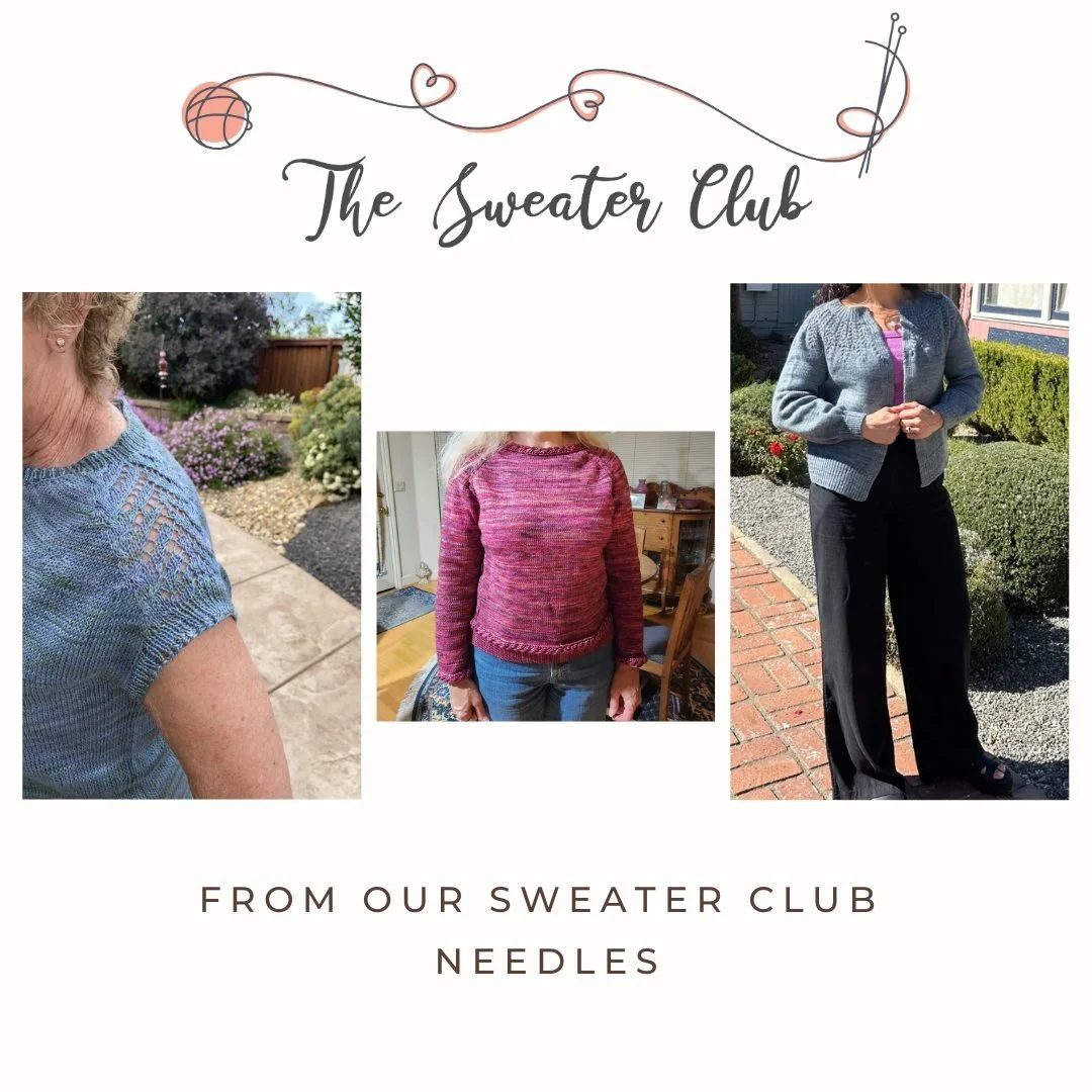 A little quiet celebration from our Sweater Club needles.
These finished sweaters are such a good reminder: progress does not have to be loud to be real. Each one is proof of steady learning&mdash;one row at a time, one decision at a time. Sweater Cl