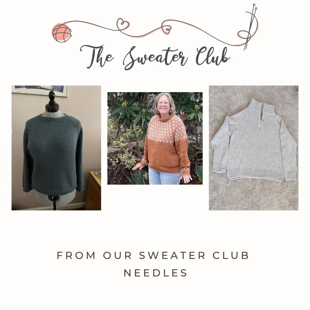 Sweater Club is for the knitters who want sweater progress to feel&hellip; calmer.
 More &ldquo;I get it now.&rdquo;
 Less &ldquo;why is this doing that?&rdquo; 😅
We focus on building understanding&mdash;fit, yarn behavior, and troubleshooting&mdash