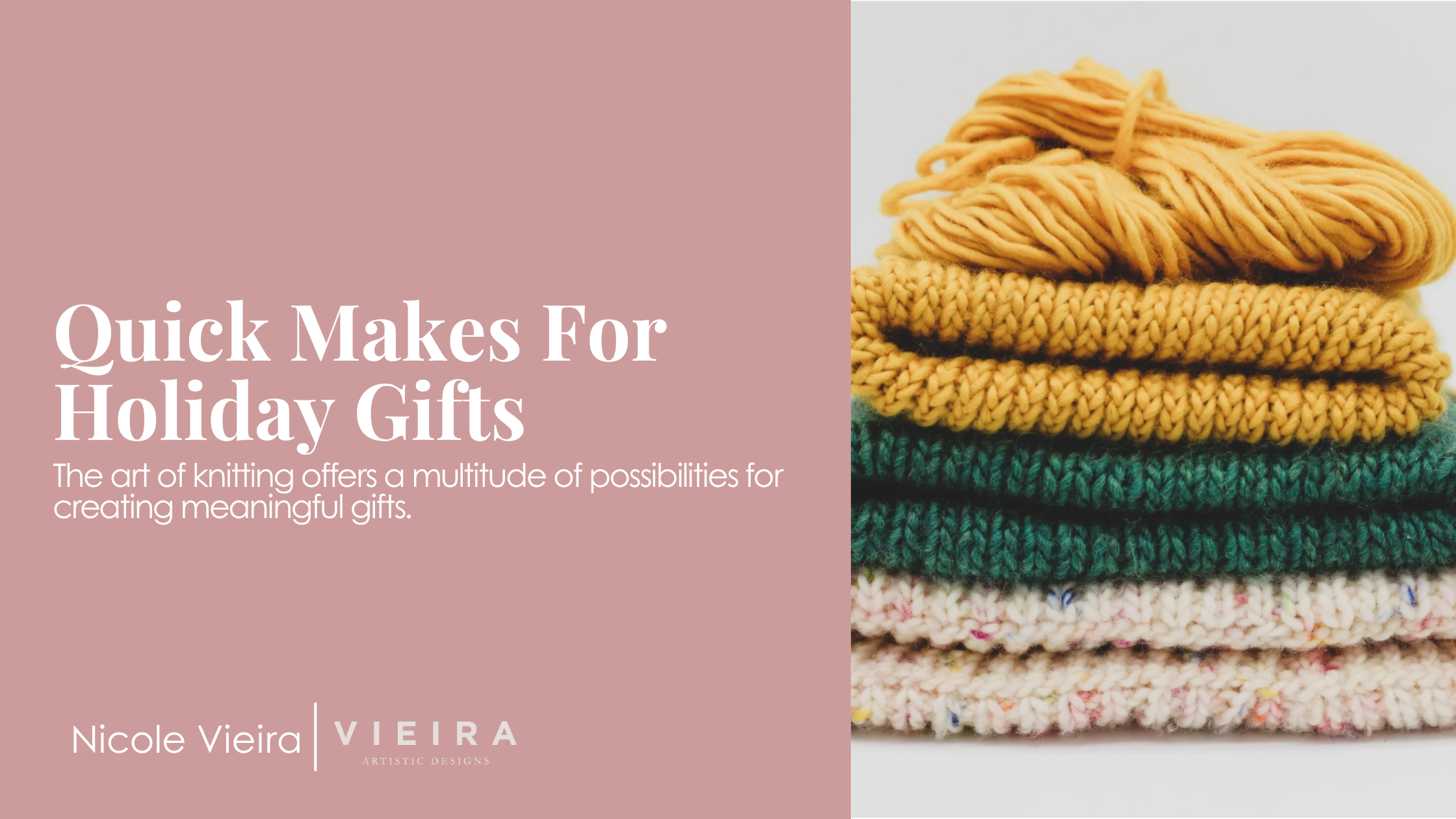 Quick Makes For Holiday Gifts