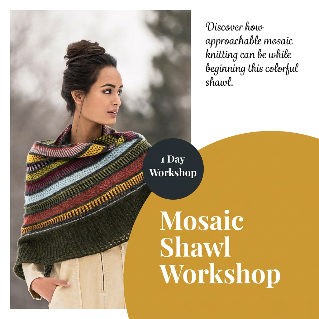 Mosaic Shawl Workshop