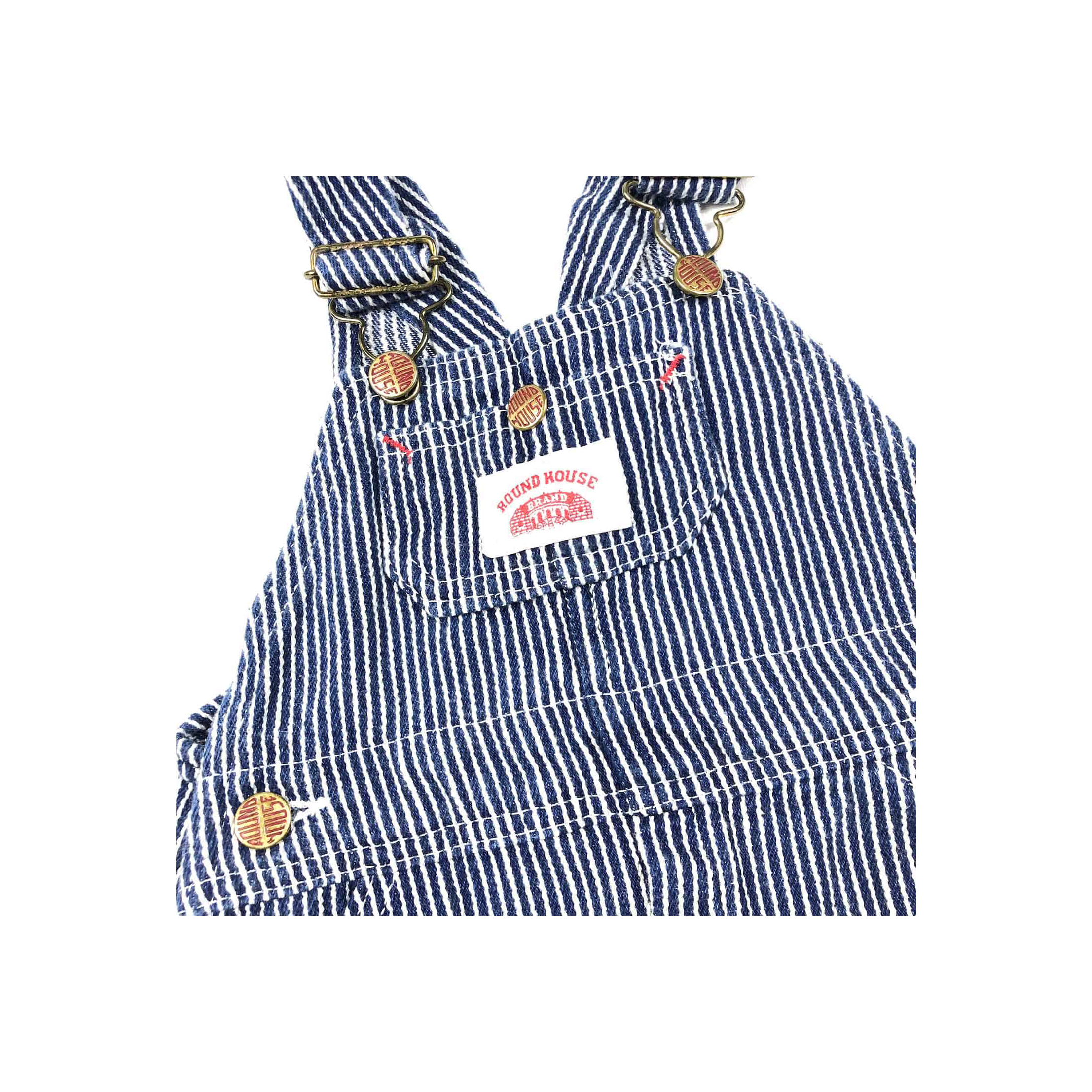 Round House Hickory Striped Overalls
