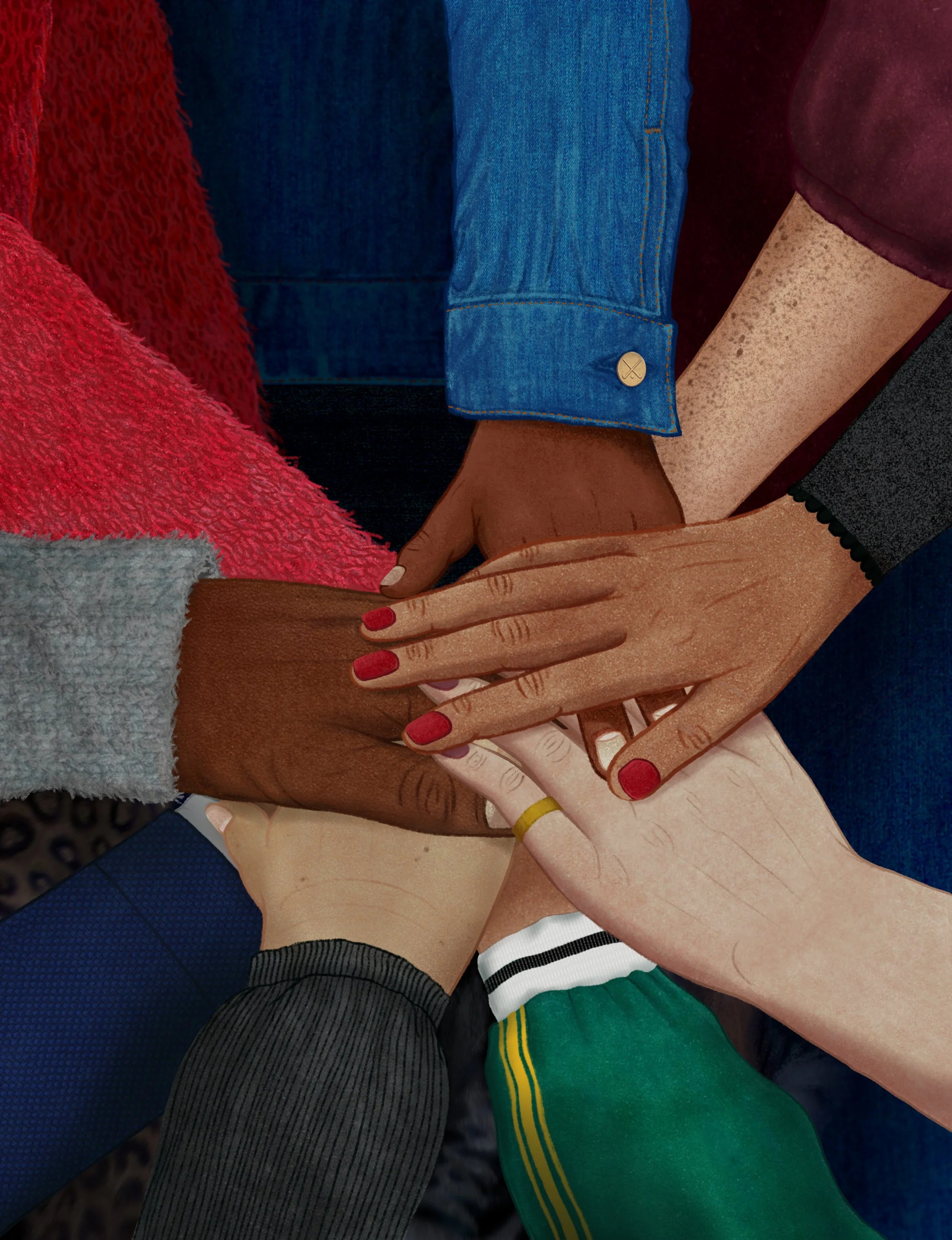 Illustration from Standing In My Own Shoes children’s book — editorial and publishing artwork