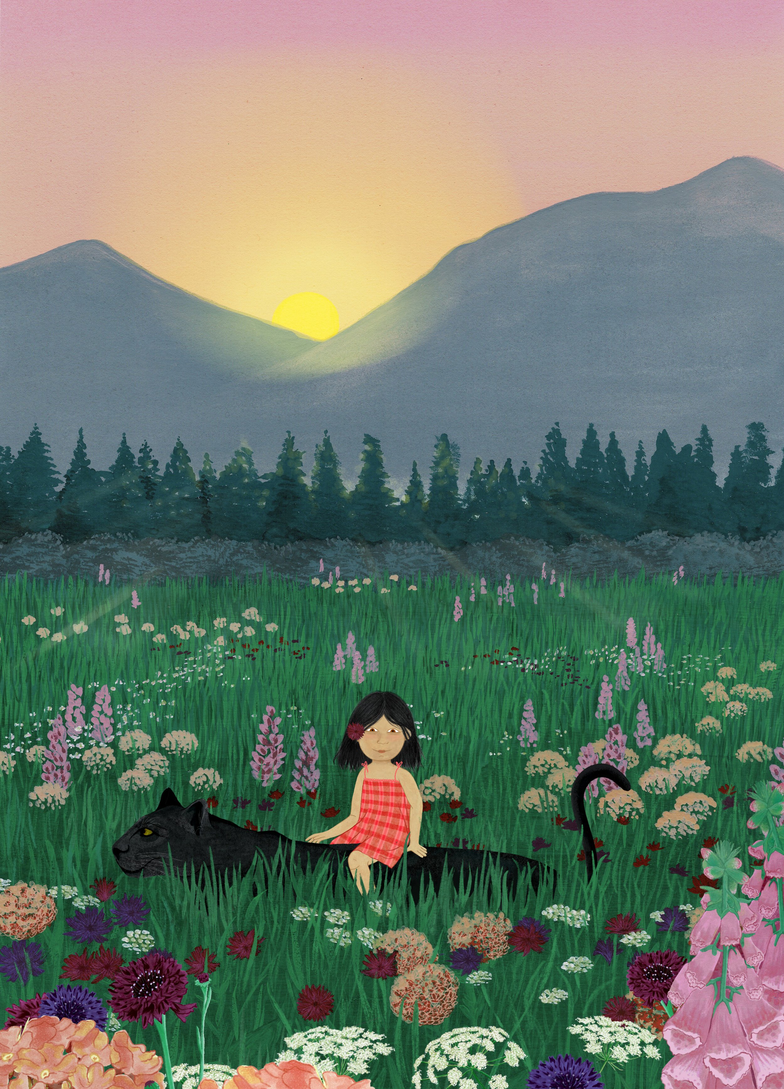 traditional media illustration — storytelling art showcasing style and narrative